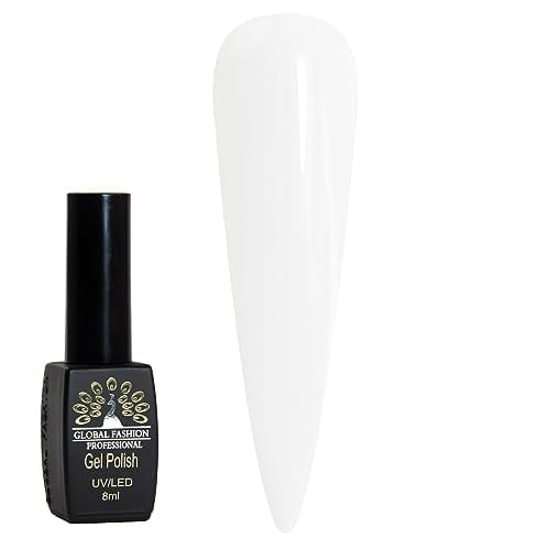 Black Elite Gel Polish 8ml Global Fashion - Unleash Creativity with 381(2 of 3) Long-Lasting Gel Colors, Chip-Free, High-Shine, Vegan, UV/LED Curable, Salon-Quality Manicures at Ho — Color FBM-4603764621687