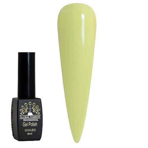 Black Elite Gel Polish 8ml Global Fashion - Unleash Creativity with 381(3 of 3) Long-Lasting Gel Colors, Chip-Free, High-Shine, Vegan, UV/LED Curable, Salon-Quality Manicures at Ho — Color FBM-4603764620611