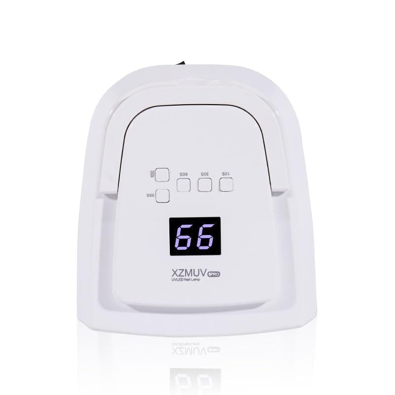 Global Fashion Professional Cordless 2-in-1 UV/LED Nail Dryer Lamp, 36W Fast Curing in 30 Seconds, Automatic Sensor, 3 Timer Settings, Digital Display, Salon Results at Home - XZMU