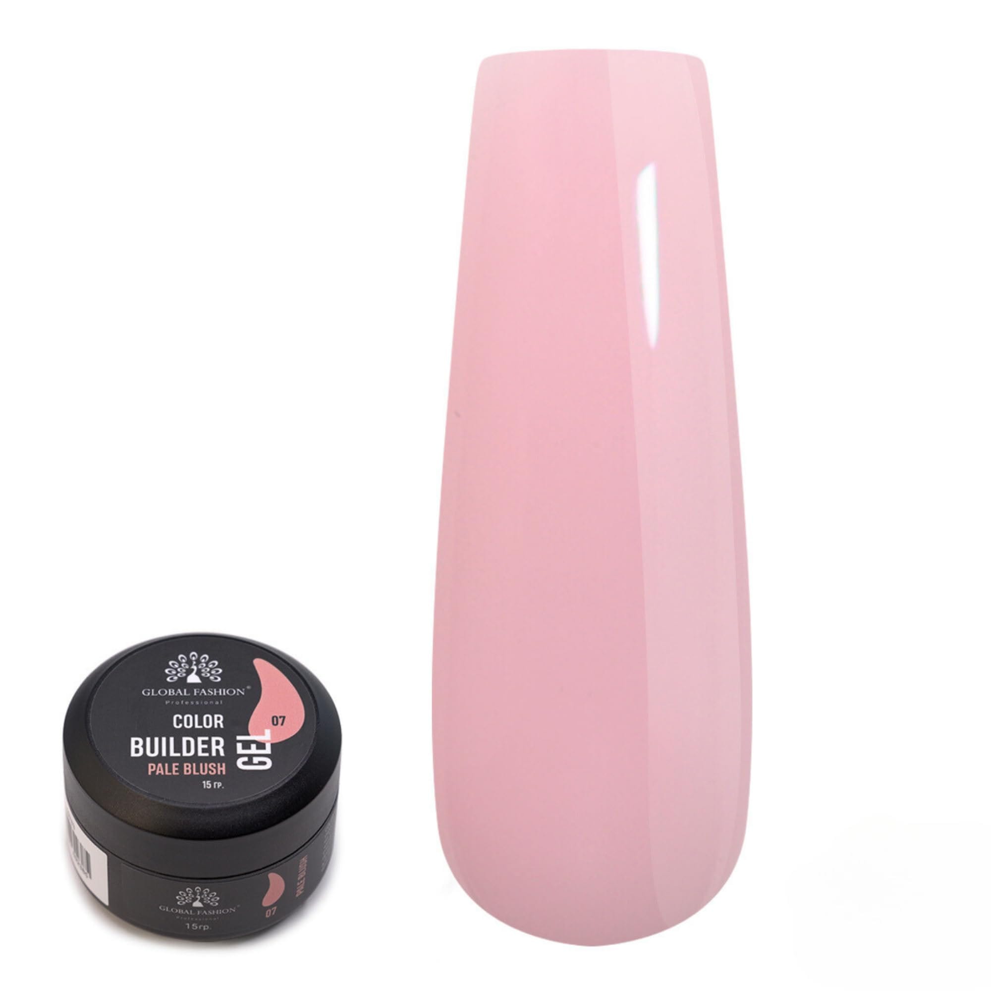 COLOR BUILDER PALE BLUSH GE 15gr NO#07 — Color 07 PALE BLUSH