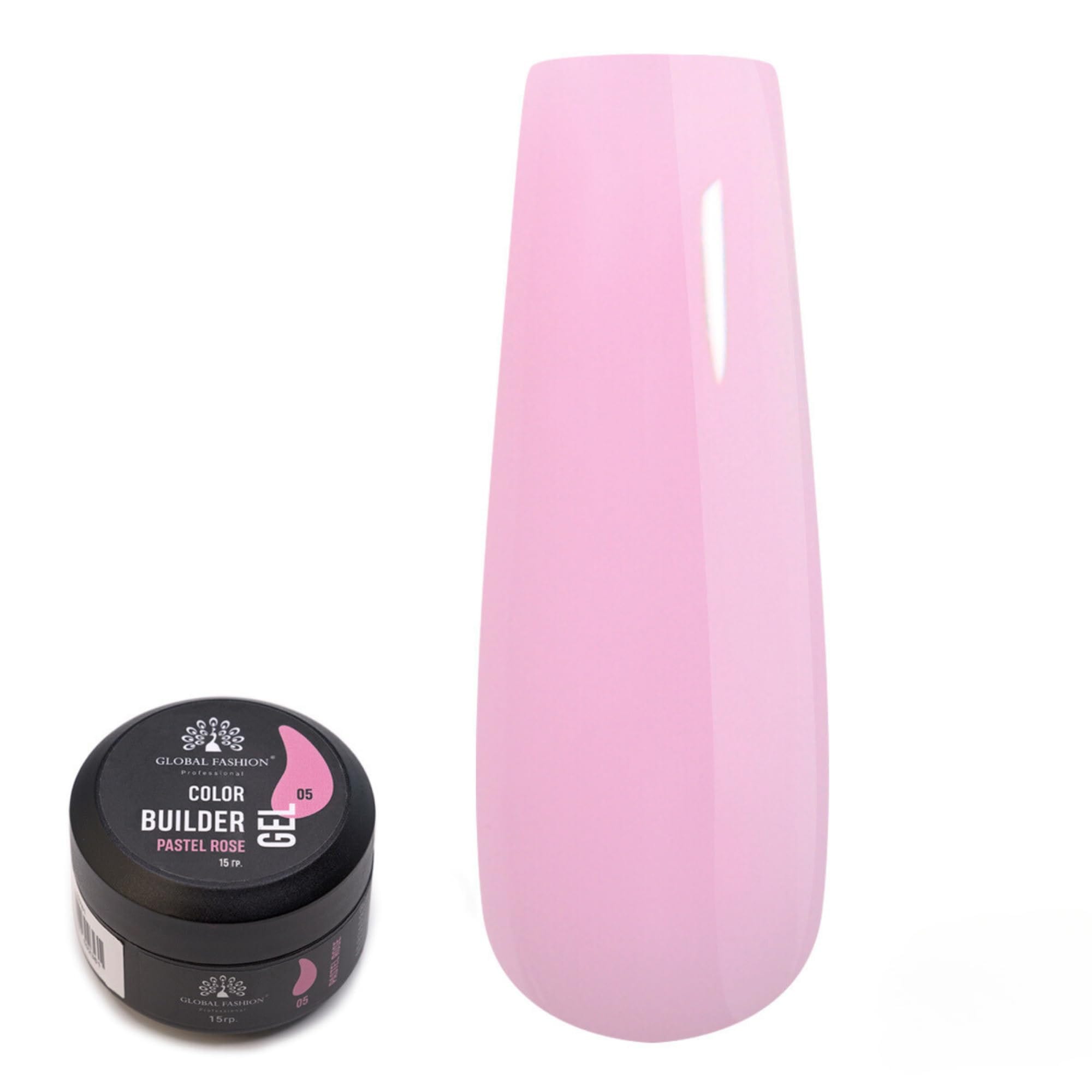 COLOR BUILDER PASTEL ROSE GE 15gr NO#05 — Color 05 PASTEL ROSE