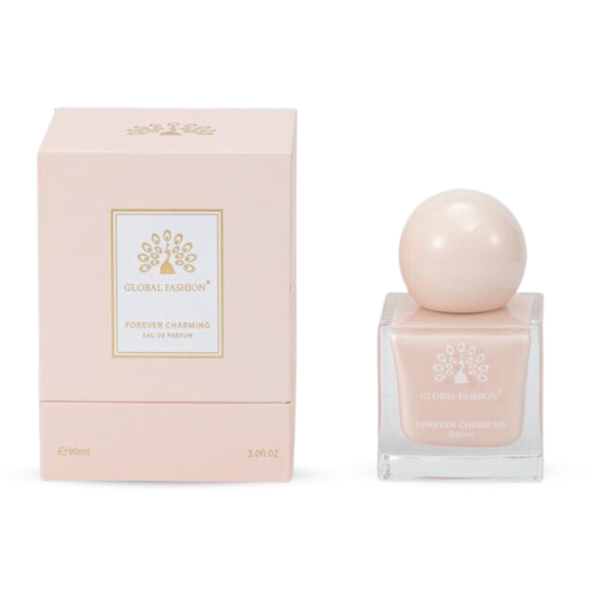 Eau De Parfum 90ml - Global Fashion | Natural Spray Luxury Fragrance for Women, Long-Lasting with Bergamot, Rose, Jasmine, Musk & Vanilla Notes | Perfect for Any Occasion (Forever)