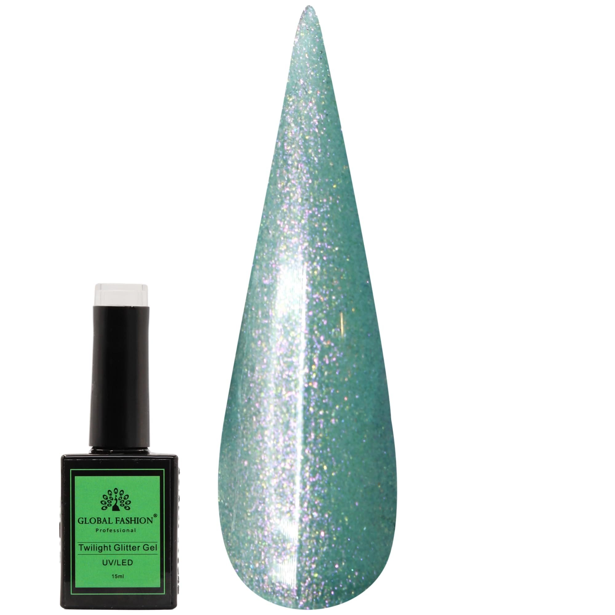 Twilight Gel Nail Polish 15ml by Global Fashion – Long-Lasting, Color Changing, Professional Nail Art, UV/LED Soak-Off Gel, Easy Application, Salon-Grade Manicure | (200, 15ml)