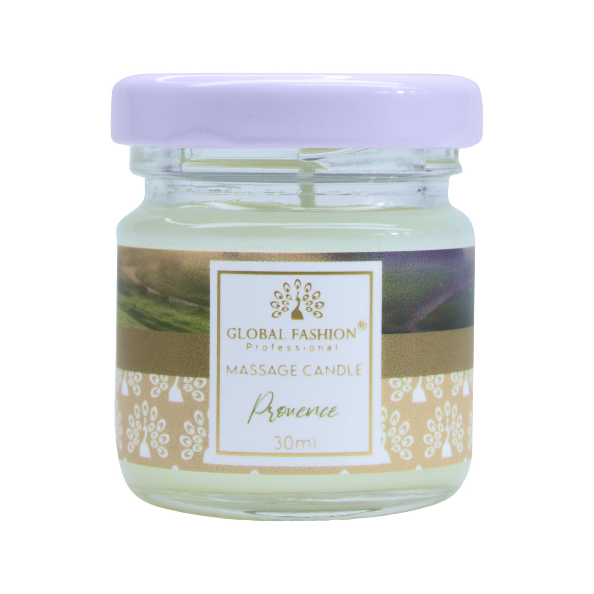 Global Fashion Massage Candle 30 ml - Luxury Body & Massage Oil Candle, Warm Skin-Oil Candle for Home Spa, Couples & Personal Use - Vegan Soy Wax, Home Scented Aromatherapy Gift-Re — Scent 0744963297038