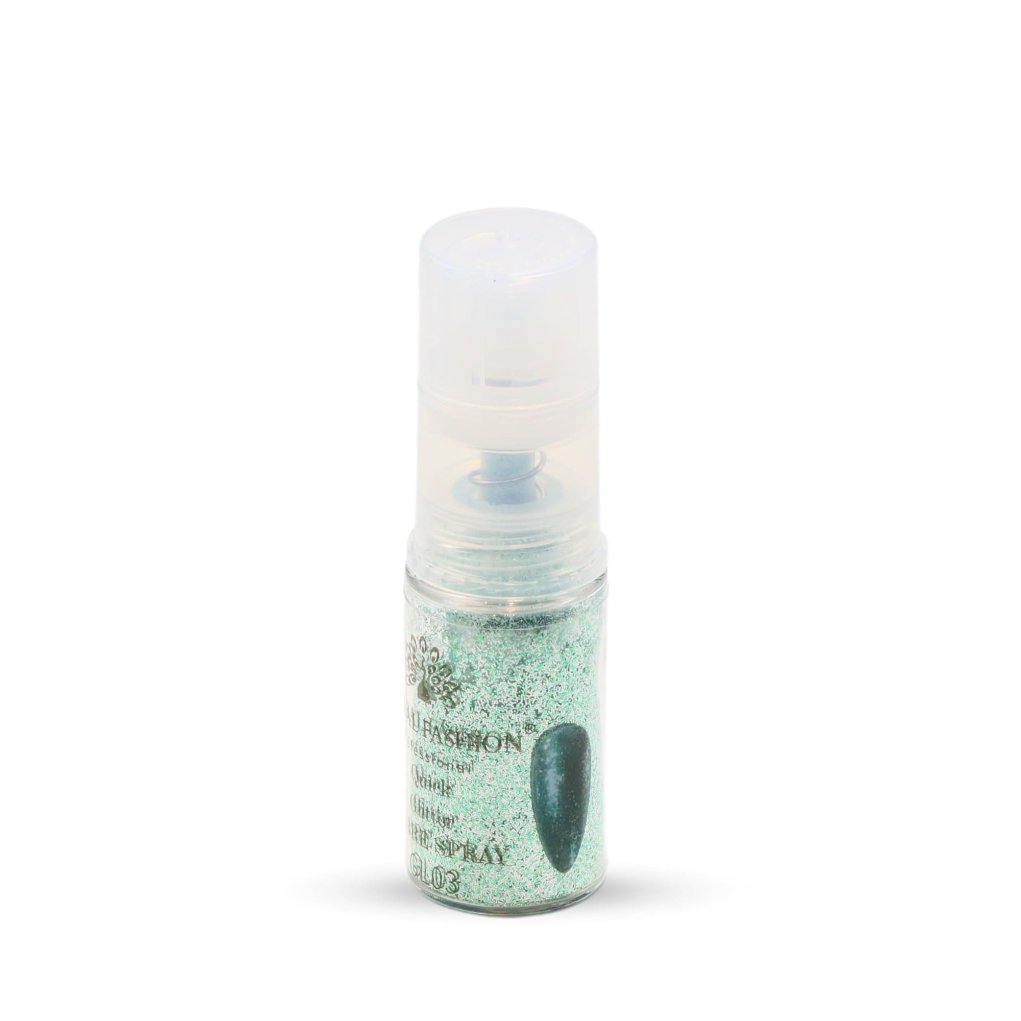 GLOBAL FASHION Professional Quick Glitter Ombre Nail Spray - Effortless Gradient Nails in Seconds (7.5g) by (Glitters GL03)