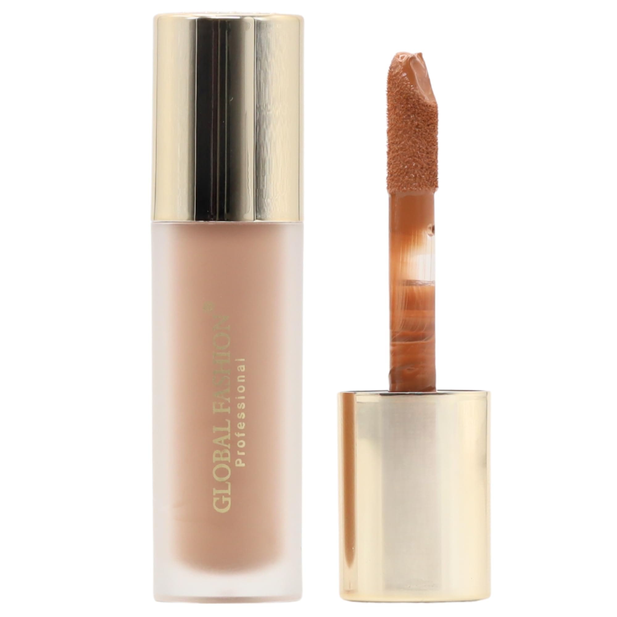 Global Fashion Stereo Sculpt Liquid Contour 5.2 g - Waterproof, Buildable Matte Contour Stick with Flat‑Paddle Sponge Tip – Multi‑Use Bronzer for Cheeks, Nose & Eyes - 24‑Hr Wear — Color 0614537749372
