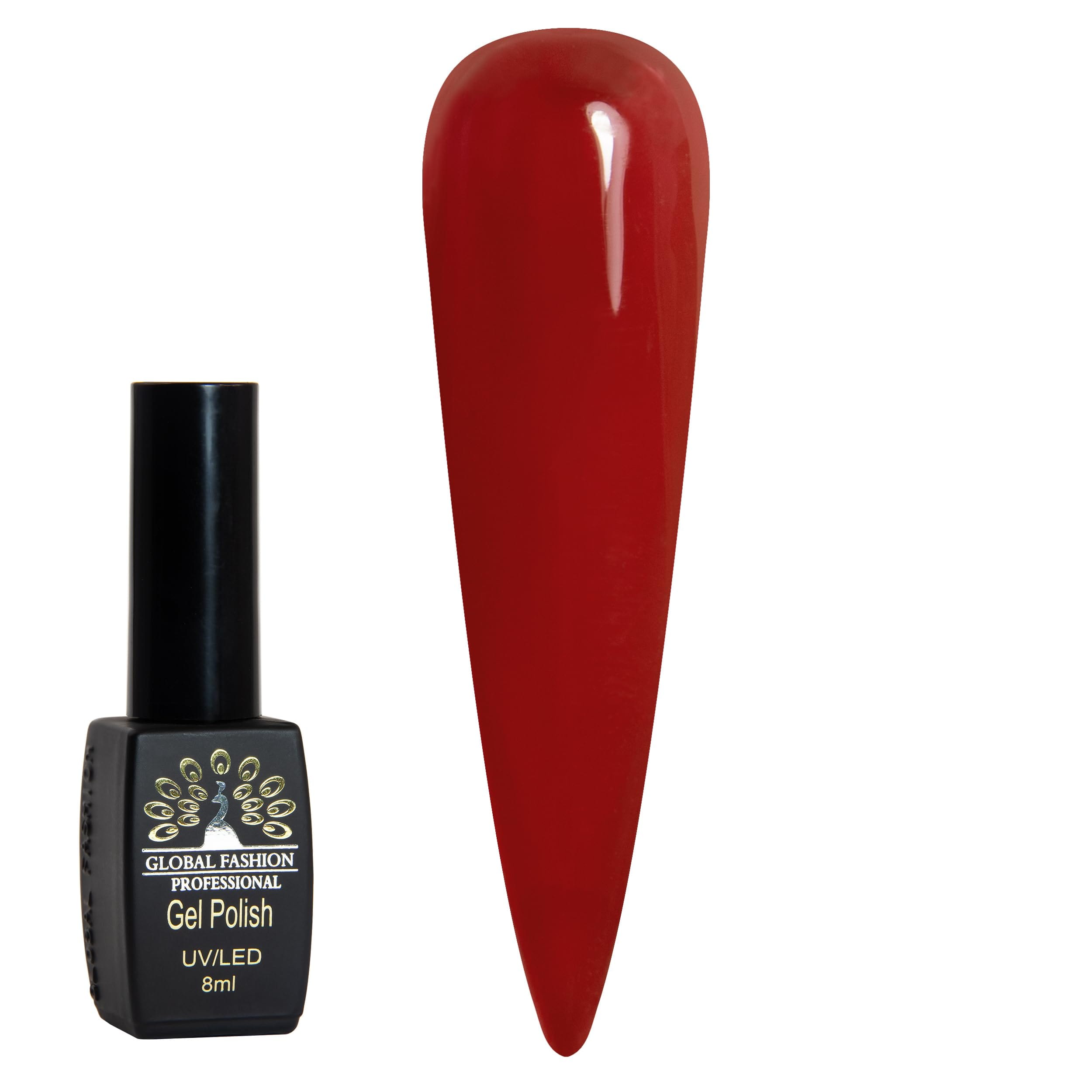Black Elite Gel Polish 8ml Global Fashion - Unleash Creativity with 381(1 of 3) Long-Lasting Gel Colors, Chip-Free, High-Shine, Vegan, UV/LED Curable, Salon-Quality Manicures at Ho — Color FBM-4603764617857