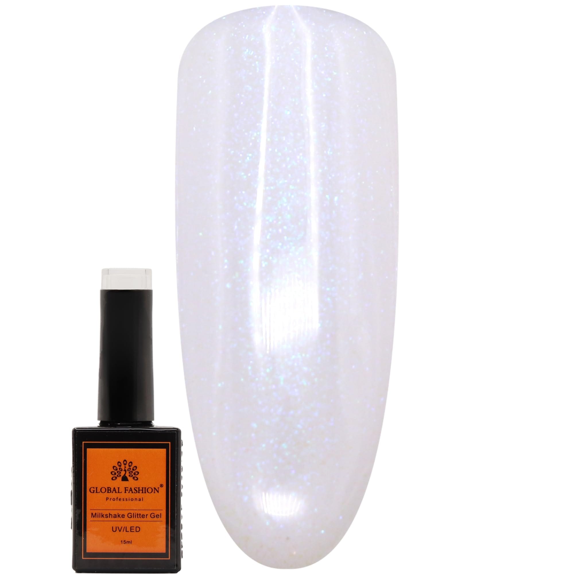MILKSHAKE Glitter Gel Nail Polish15ml by Global Fashion - Long-Lasting, Color Changing, Professional Nail Art, UV/LED Soak-Off Gel, Easy Application, Salon-Grade Manicure | (257, 1)