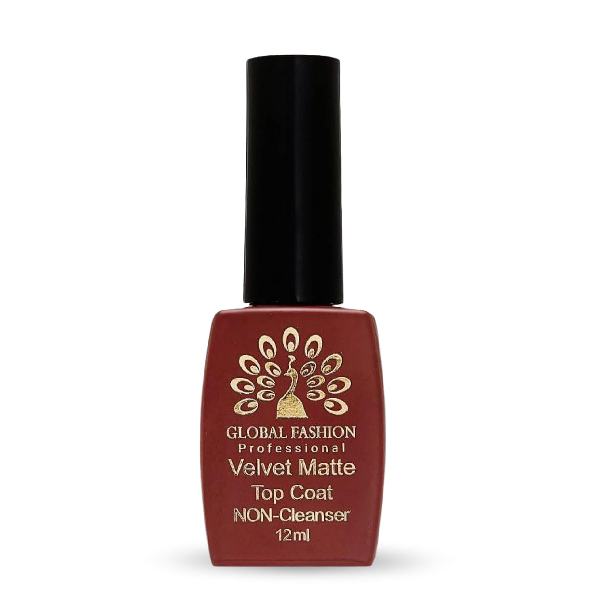 Global Fashion Non-Wipe halal nail polish | Salon-Quality, Long-Lasting Nails - Shine-Free, Chip-Resistant Finish nail care top coat nail, Matte Velvet Top Coat (Velvet Matte Top C)