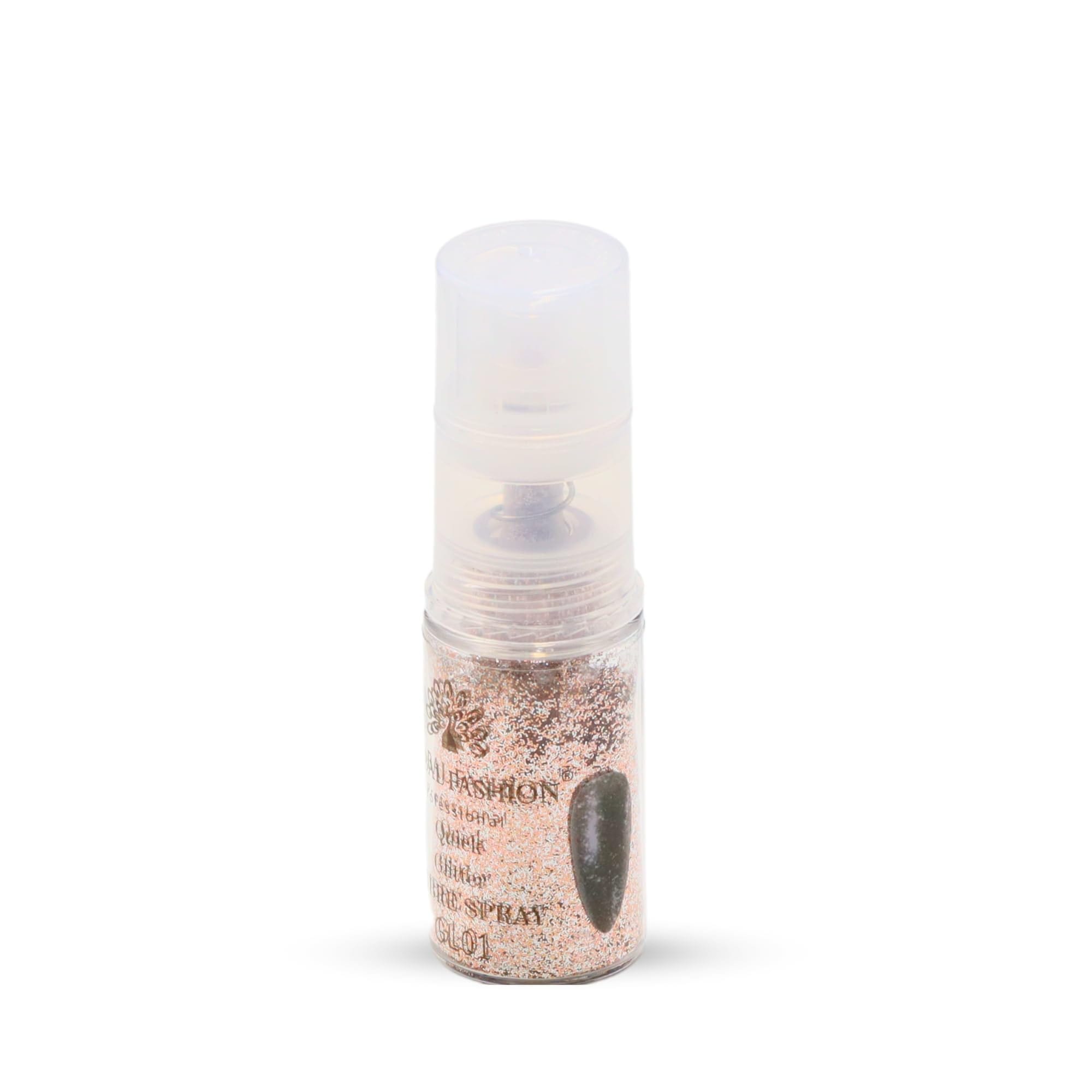 GLOBAL FASHION Professional Quick Glitter Ombre Nail Spray - Effortless Gradient Nails in Seconds (7.5g) by (Glitters GL01)
