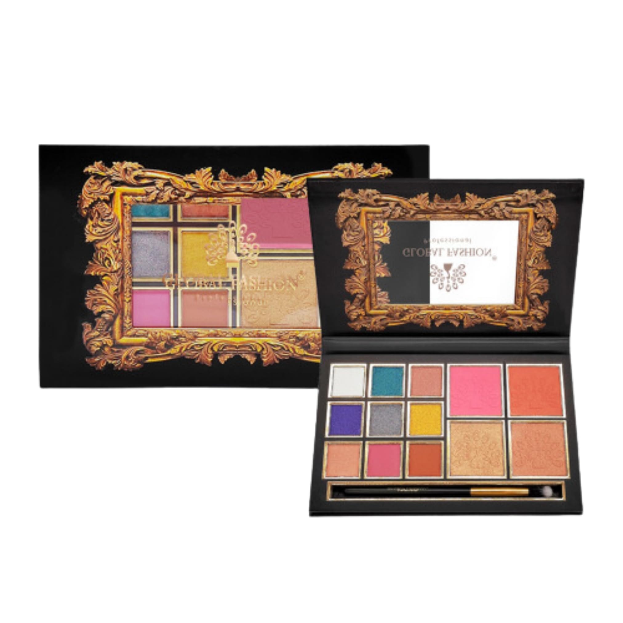 Global Fashion Professional 13-Color Eye Shadow Palette – High Pigment Matte & Shimmer Shades, Blendable, Long-Lasting Eyeshadow Makeup Palette for Day & Night Looks, All Skin Tone — Color PALETTE 3