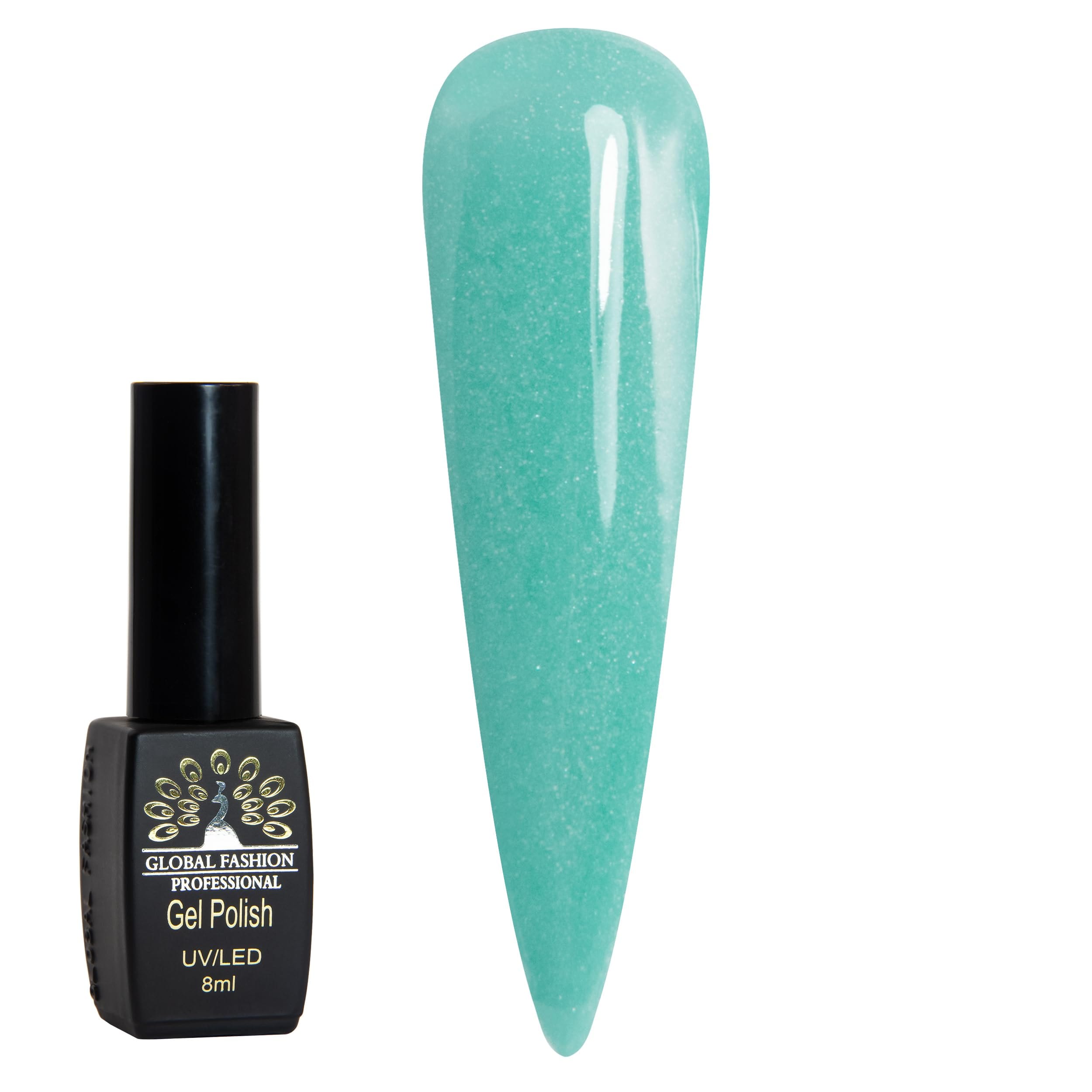 Black Elite Gel Polish 8ml Global Fashion - Unleash Creativity with 381(1 of 3) Long-Lasting Gel Colors, Chip-Free, High-Shine, Vegan, UV/LED Curable, Salon-Quality Manicures at Ho — Color FBM-4603764618625
