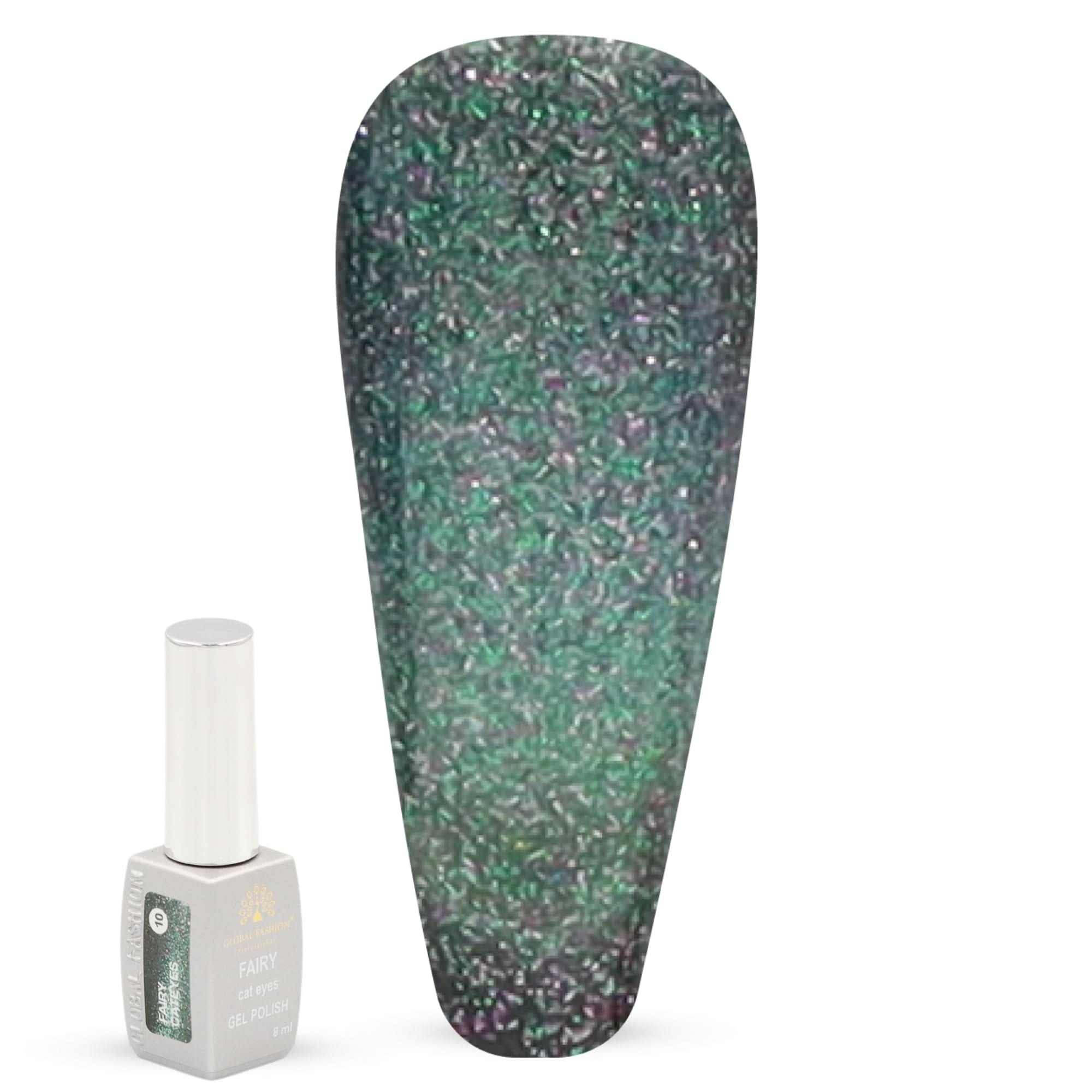 Global Fashion Fairy Cat Eyes Gel Polish 8ml | Magical Shimmer Lash | (10)