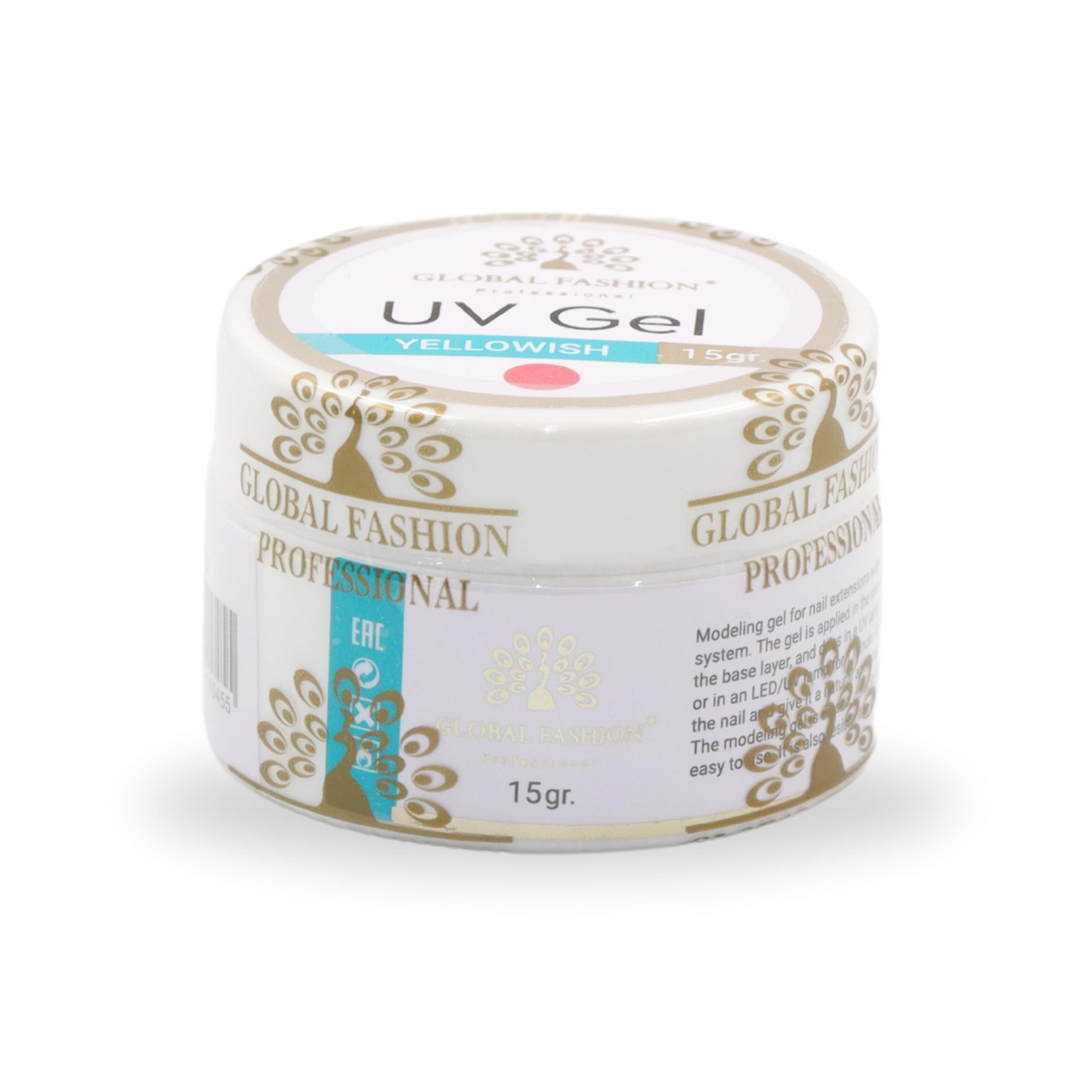 GEL FOR NAIL EXTENSION 15gr YELLOWISH — Color Yellowish 15g