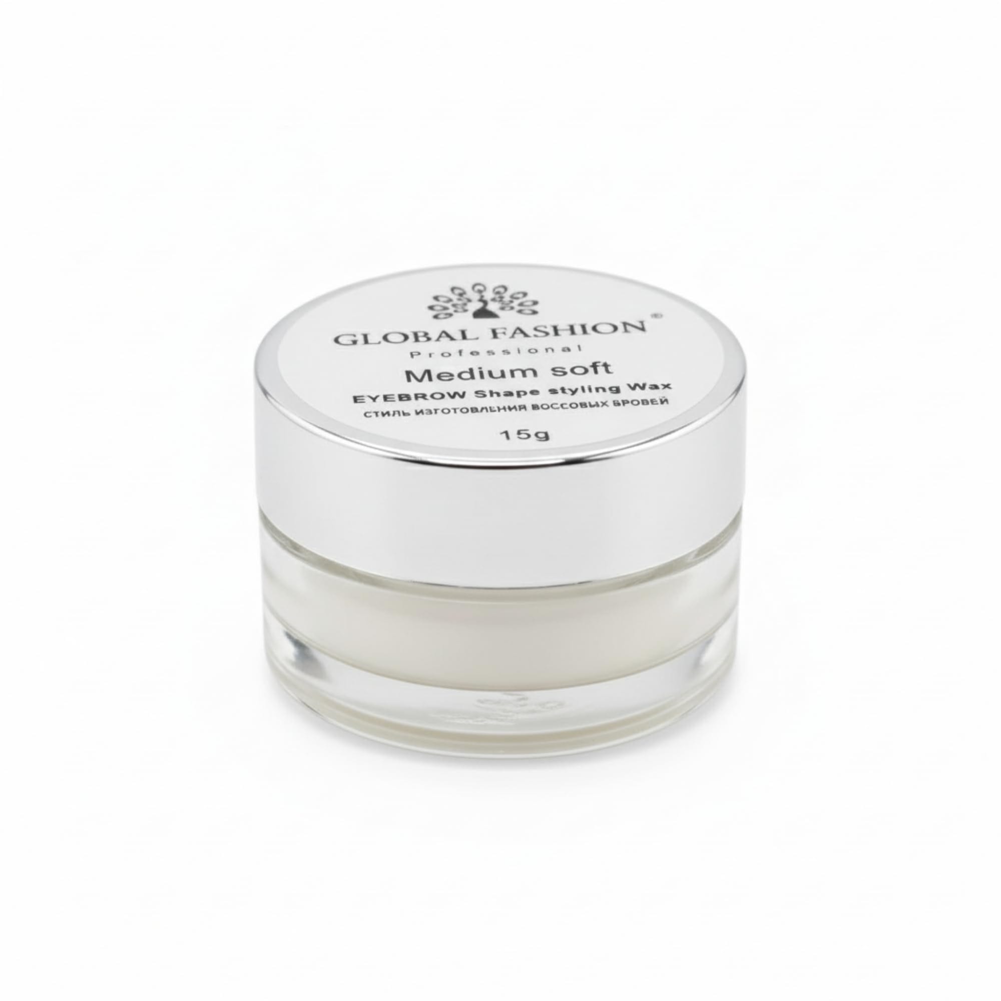 Eyebrow Shaping Wax 15g - Waterproof & Fast-Drying - Shapes, Lifts & Laminates Brows for All Day Control - Flake-Free Formula, No White Residue, 24h Long-Lasting Hold for groomed L
