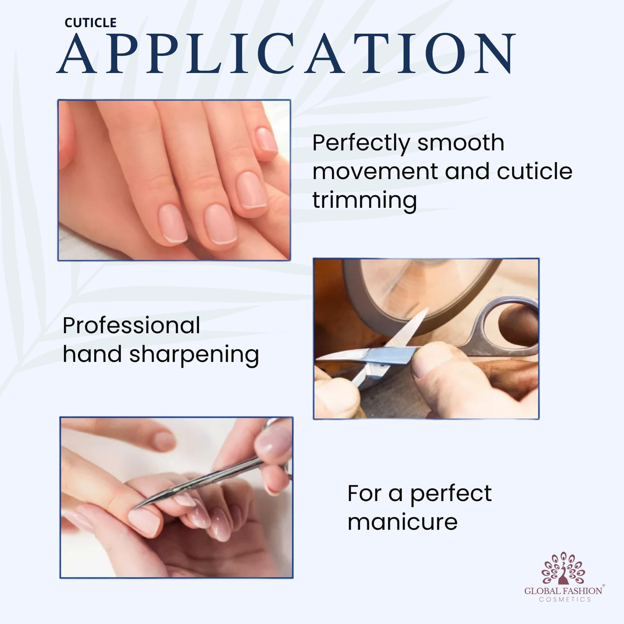 Global Fashion Cuticle Scissors – Hand Sharpened, Medical Stainless Steel, Precision Blades for Nail & Cuticle Trimming, Rust-Resistant Manicure Tool for Home & Salon Use — 5