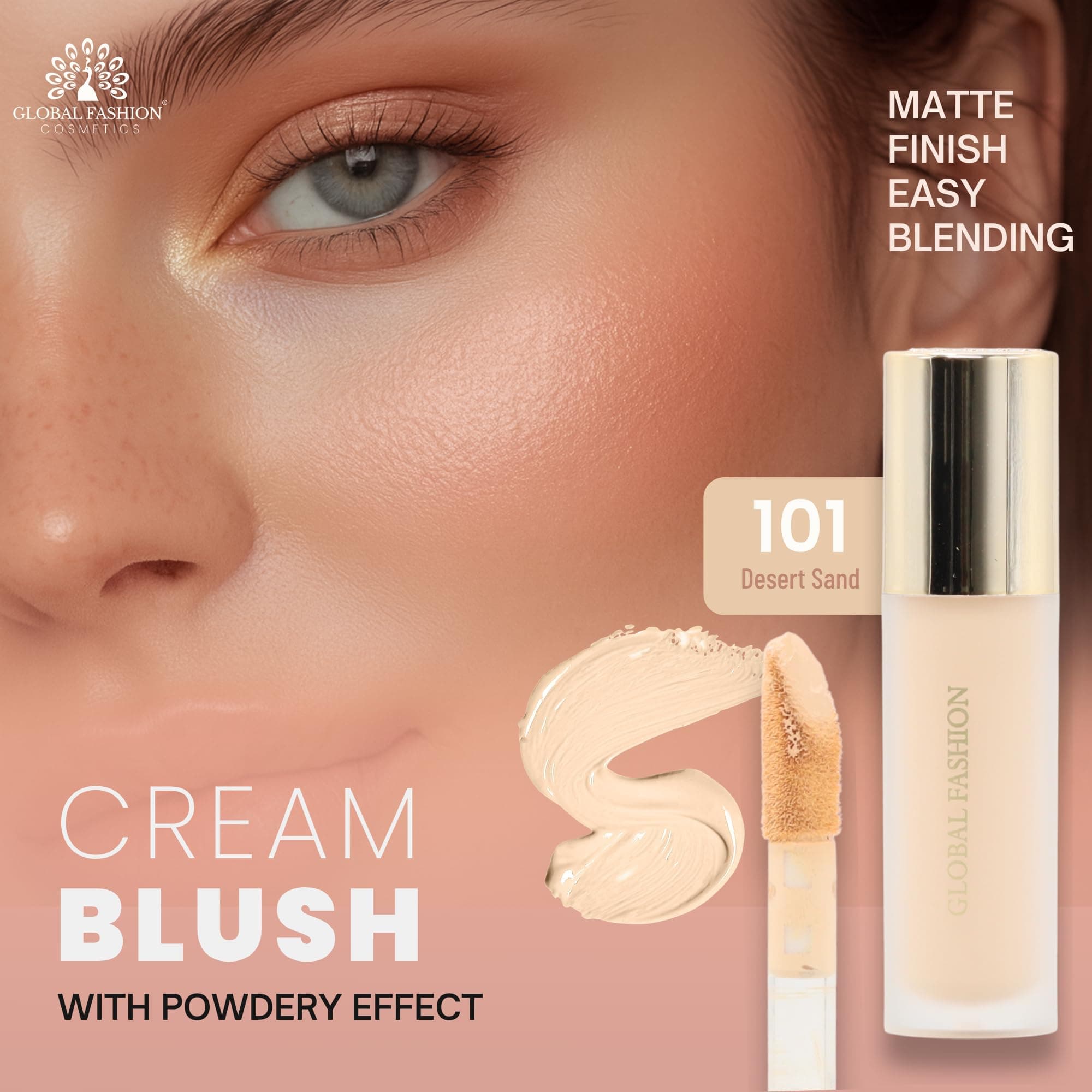 Global Fashion Flawless Holding Makeup Concealer 7.5g - 10 Shades, Long-Wear, Matte Finish, Multi-Use for Cheeks, Eyes & Lips, Waterproof Formula, Silky, Precise Applicator — 2