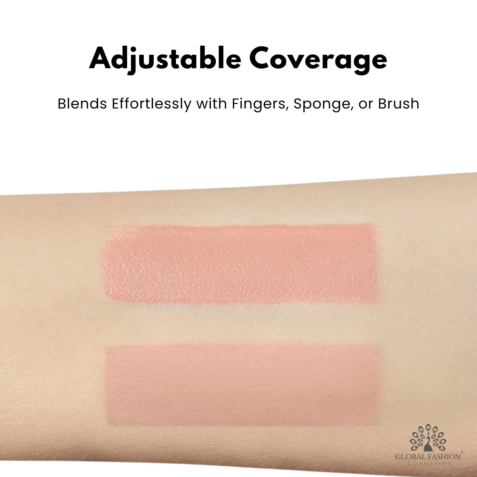 Global Fashion Flawless Holding Makeup Concealer 7.5g - 10 Shades, Long-Wear, Matte Finish, Multi-Use for Cheeks, Eyes & Lips, Waterproof Formula, Silky, Precise Applicator — 6