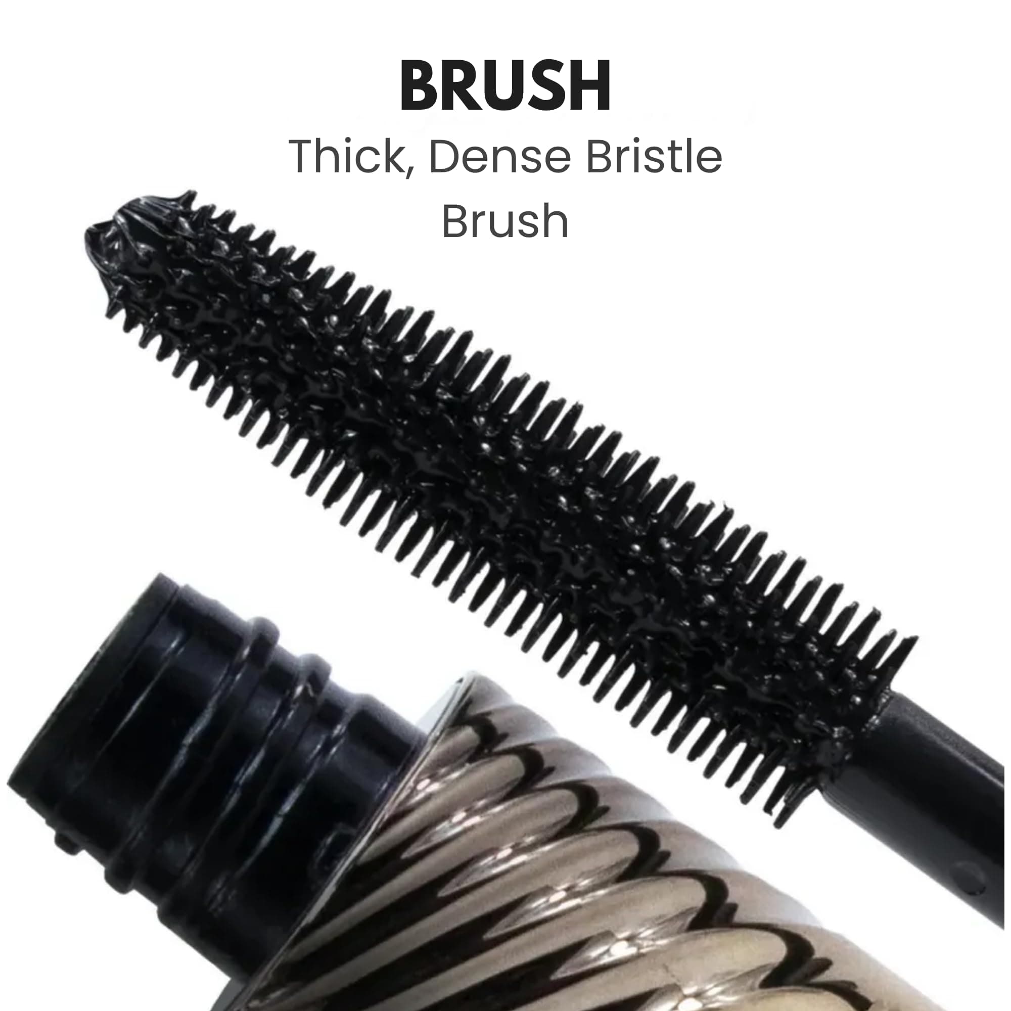 Global Fashion Magic Curl Waterproof Mascara, 24-Hour Long-Lasting Smudge-Proof Lash Definer, Dual Brush System for Volume, Curl, Length & Clump-Free Separation — 4