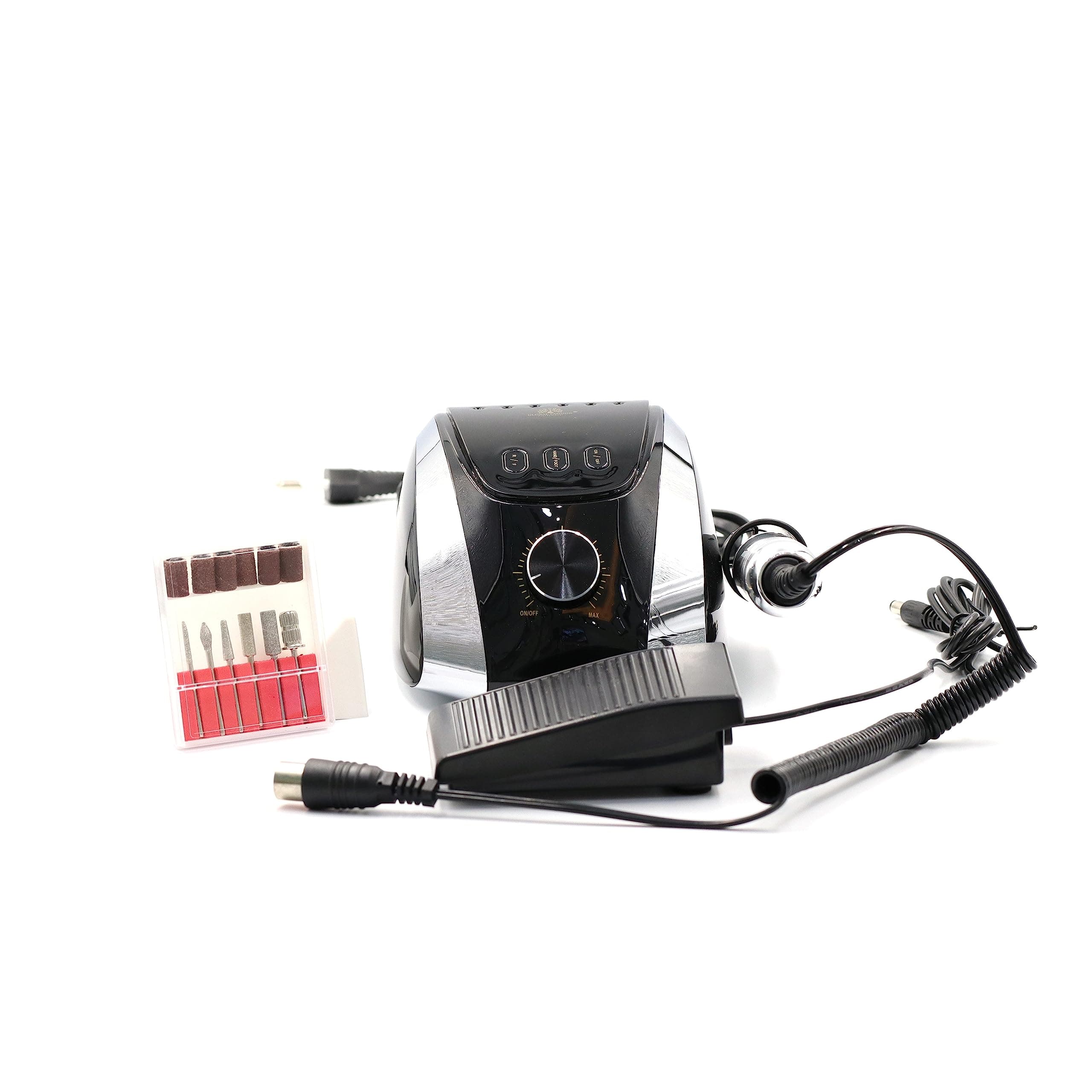 GLOBAL FASHION M13 Professional Electric Nail Drill – 68W, 35,000 RPM High-Speed E-File, Variable Speed, Forward/Reverse Rotation, Low Noise, Lightweight for Gel & Acrylic Manicure — 2