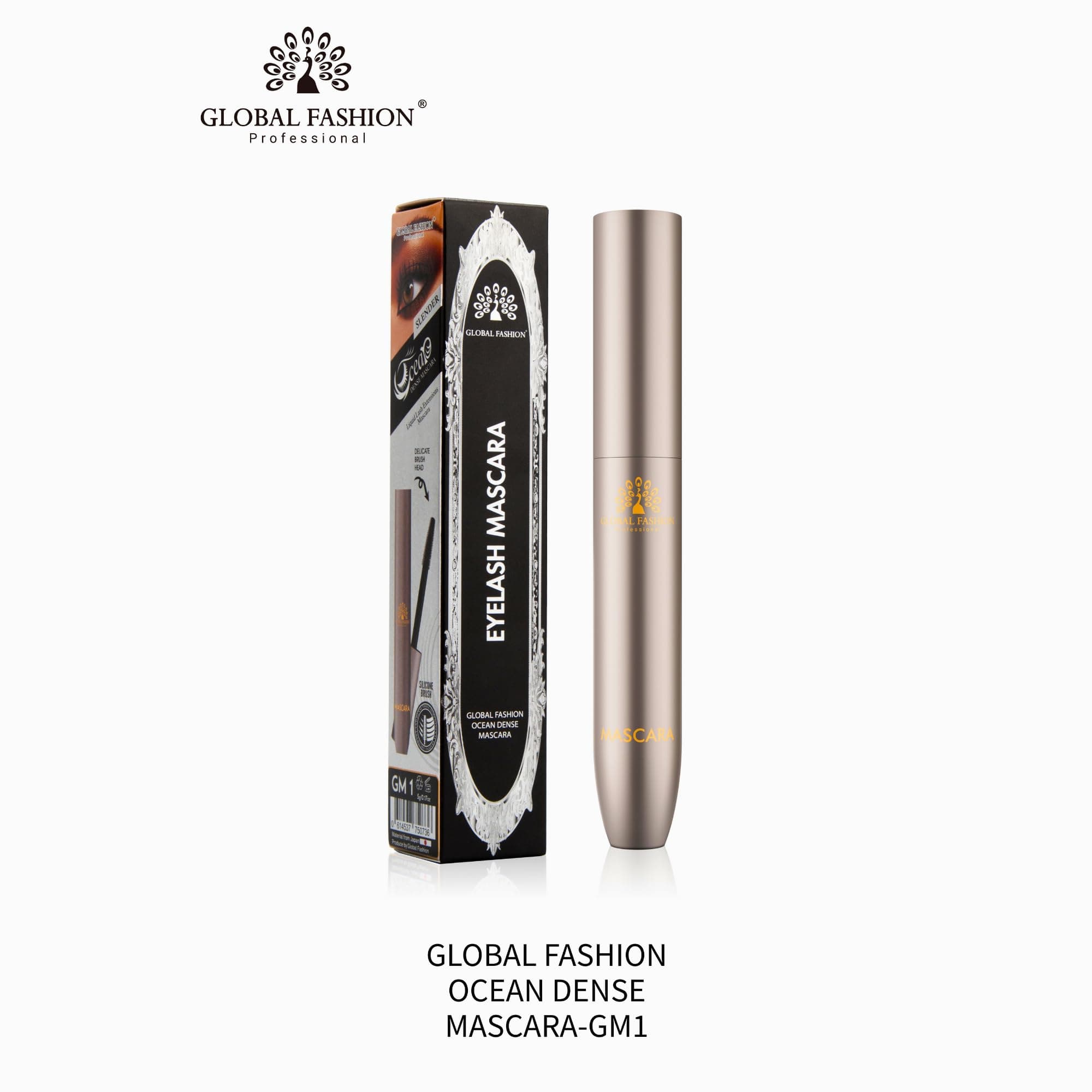 Global Fashion Ocean Dense 5-in-1 Mascara GM2 – Volumizing, Curling & Lengthening Lash Enhancer | Clump-Free, Smudge-Proof, Long-Lasting Formula Infused with Vitamin E & Acacia Res — 2