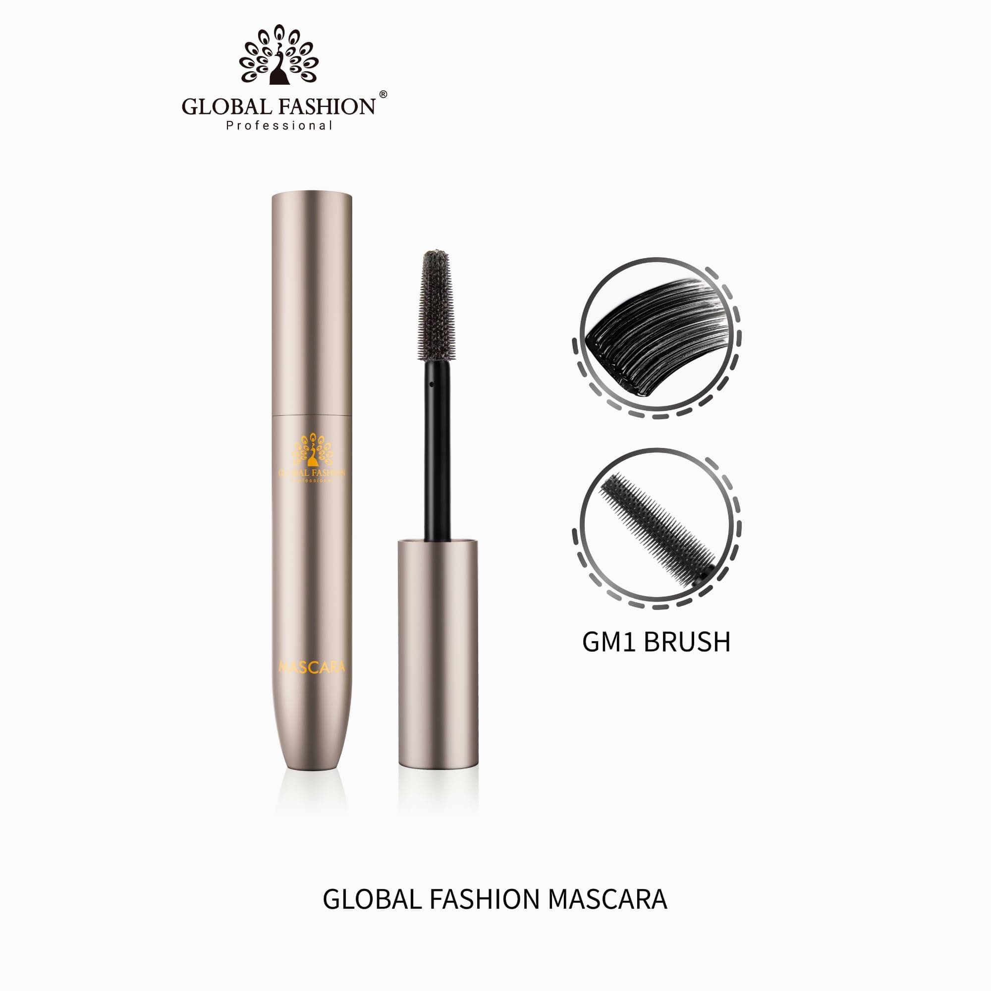 Global Fashion Ocean Dense 5-in-1 Mascara GM2 – Volumizing, Curling & Lengthening Lash Enhancer | Clump-Free, Smudge-Proof, Long-Lasting Formula Infused with Vitamin E & Acacia Res — 3