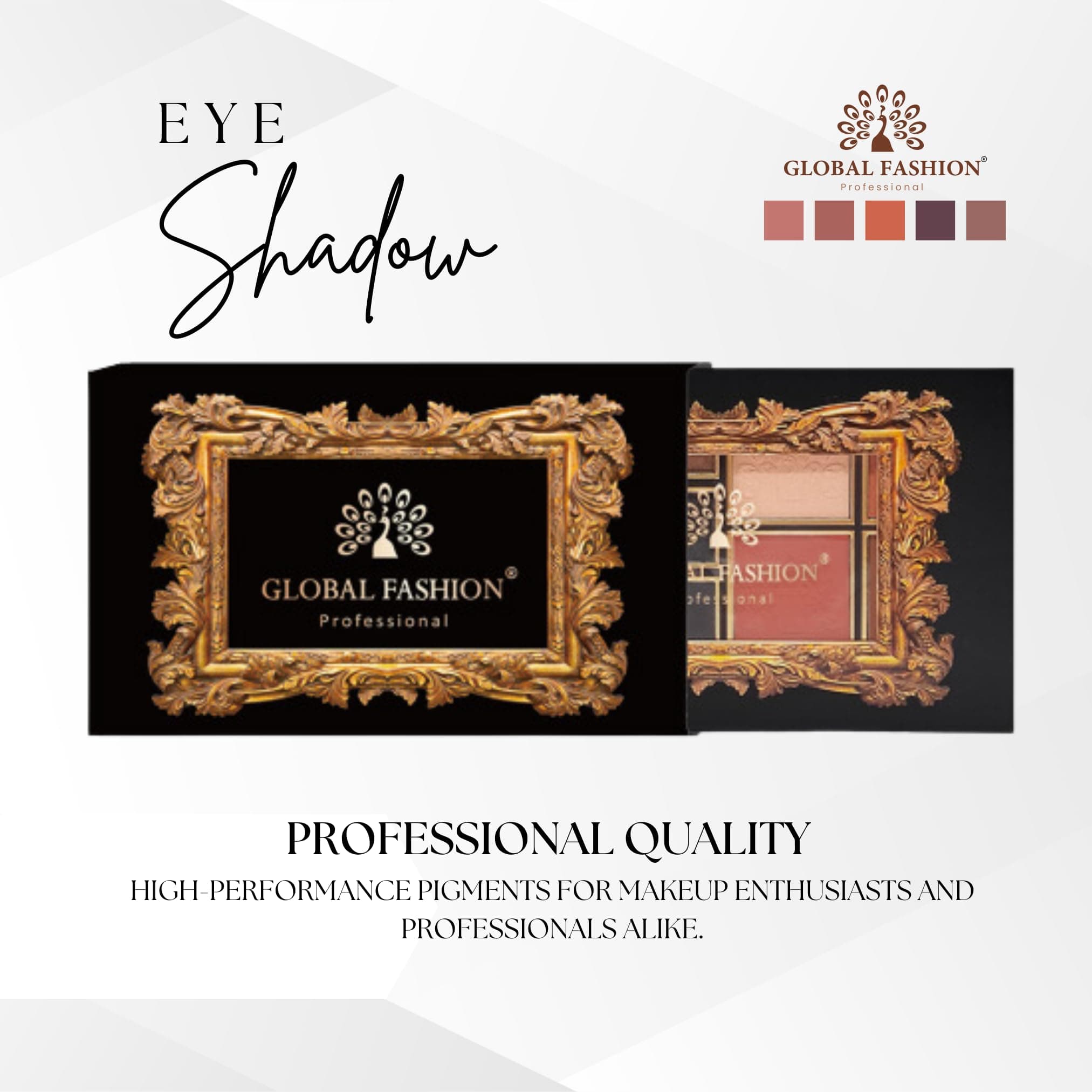 Global Fashion Professional 13-Color Eye Shadow Palette – High Pigment Matte & Shimmer Shades, Blendable, Long-Lasting Eyeshadow Makeup Palette for Day & Night Looks, All Skin Tone — 7