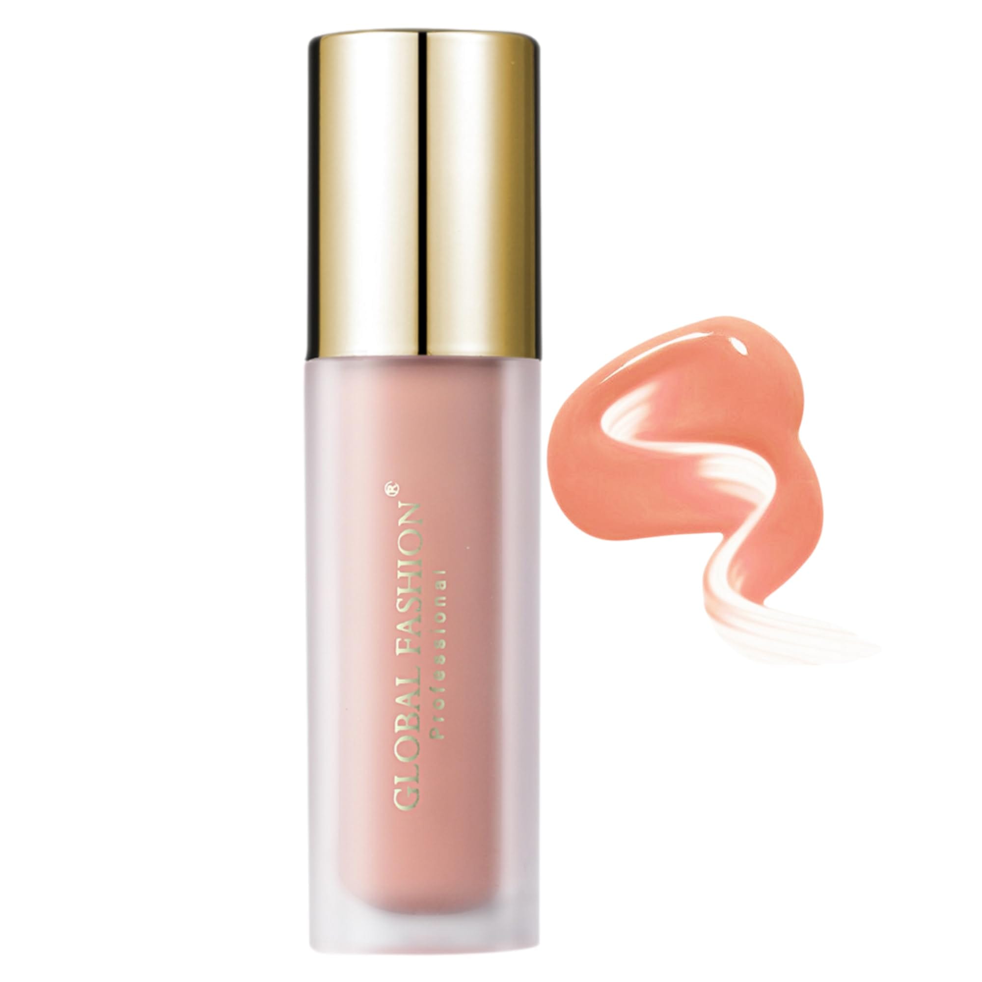Global Fashion Silky Liquid Powder Blusher – 5 Shades, Long-Lasting Natural Glow Cheek Tint with Flat-Paddle Applicator, Air-Weight Texture, Cream to Powder Finish