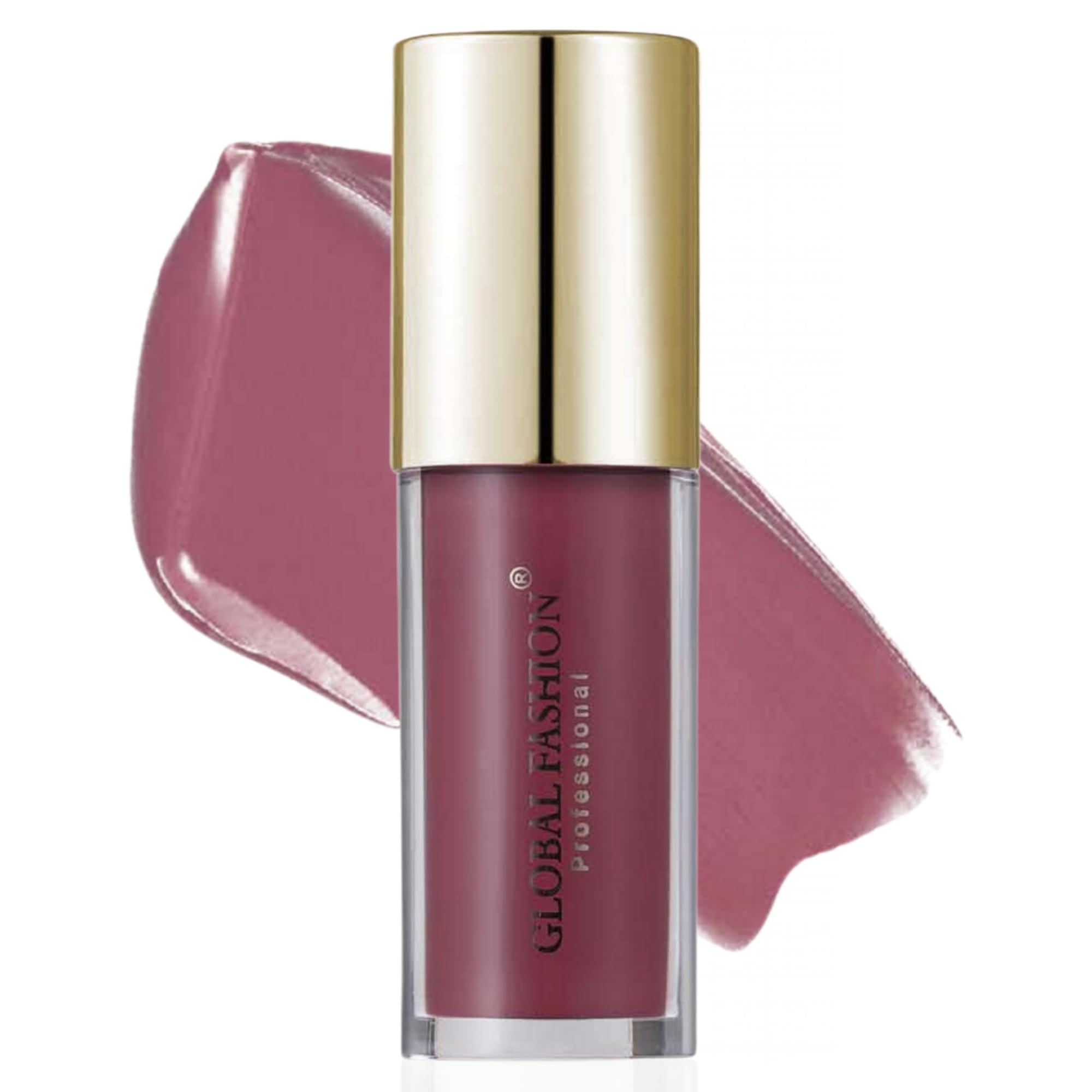 GLOBAL FASHION Velvet Lasting Matte Lip Gloss 4g - 24 Shades, Lightweight, Long-Lasting, Non-Sticky, High-Pigment, Hydrating with Jojoba Oil & Vitamin E for Smooth Wear