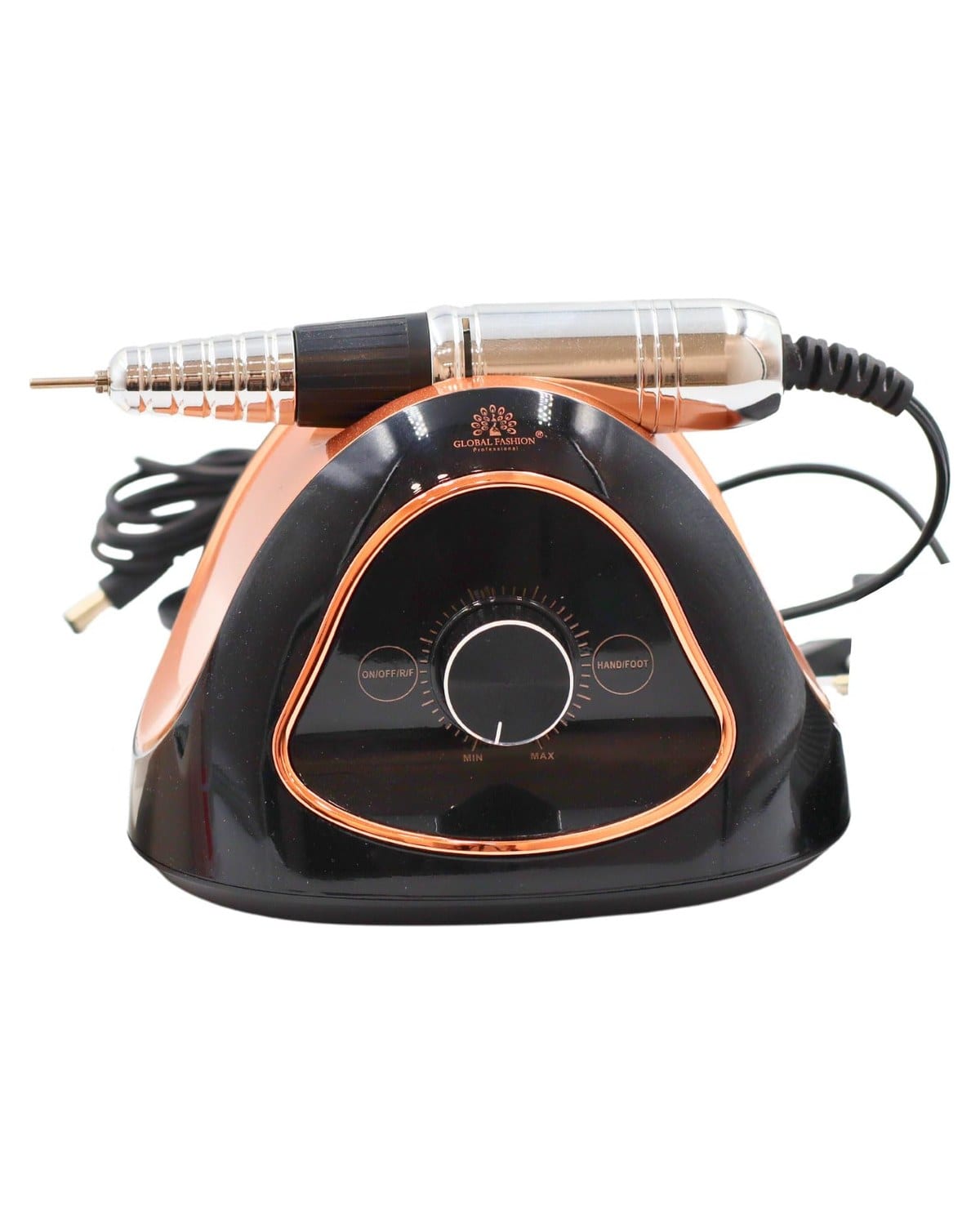 GLOBAL FASHION M15 Professional Nail Drill Kit – 68W, 45,000 RPM High-Speed E-File, Variable Speed, Low Noise, Overload Protection, Lightweight for Gel, Acrylic & Polygel Manicure & Pedicure (Black)