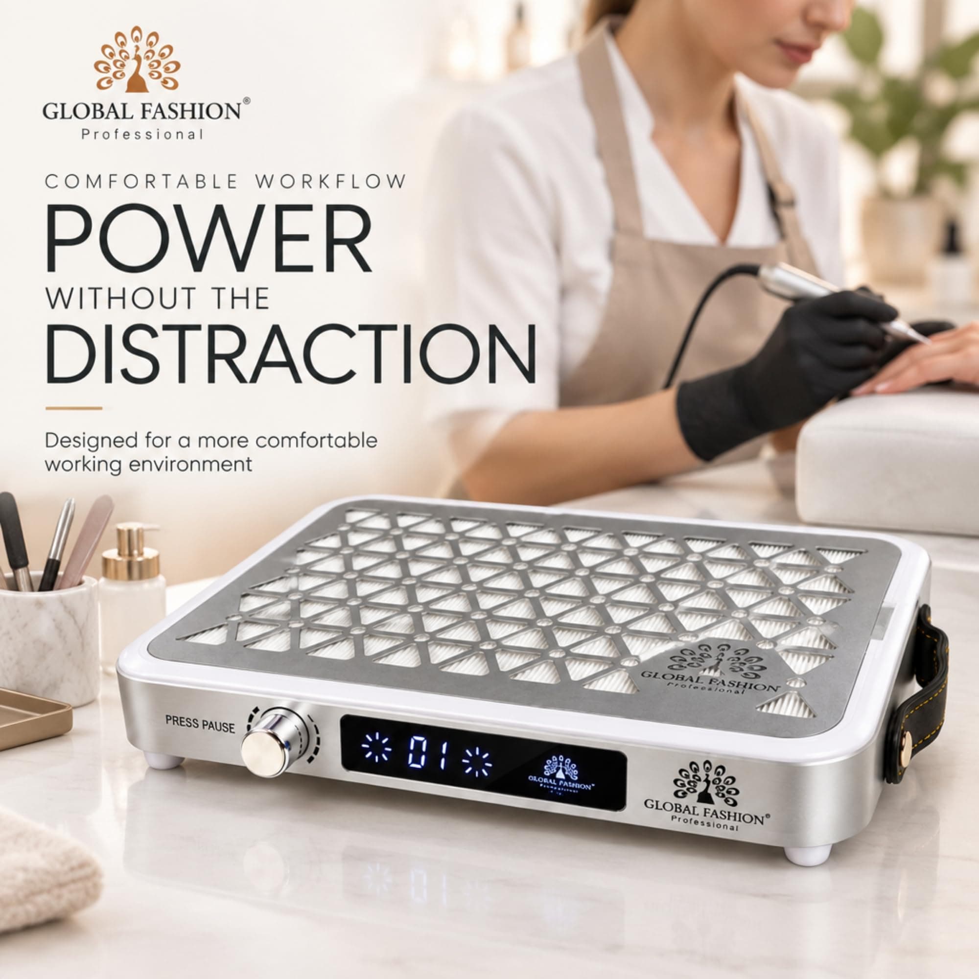 Nail Dust Collector - G-63 Turbo - 180w — 7