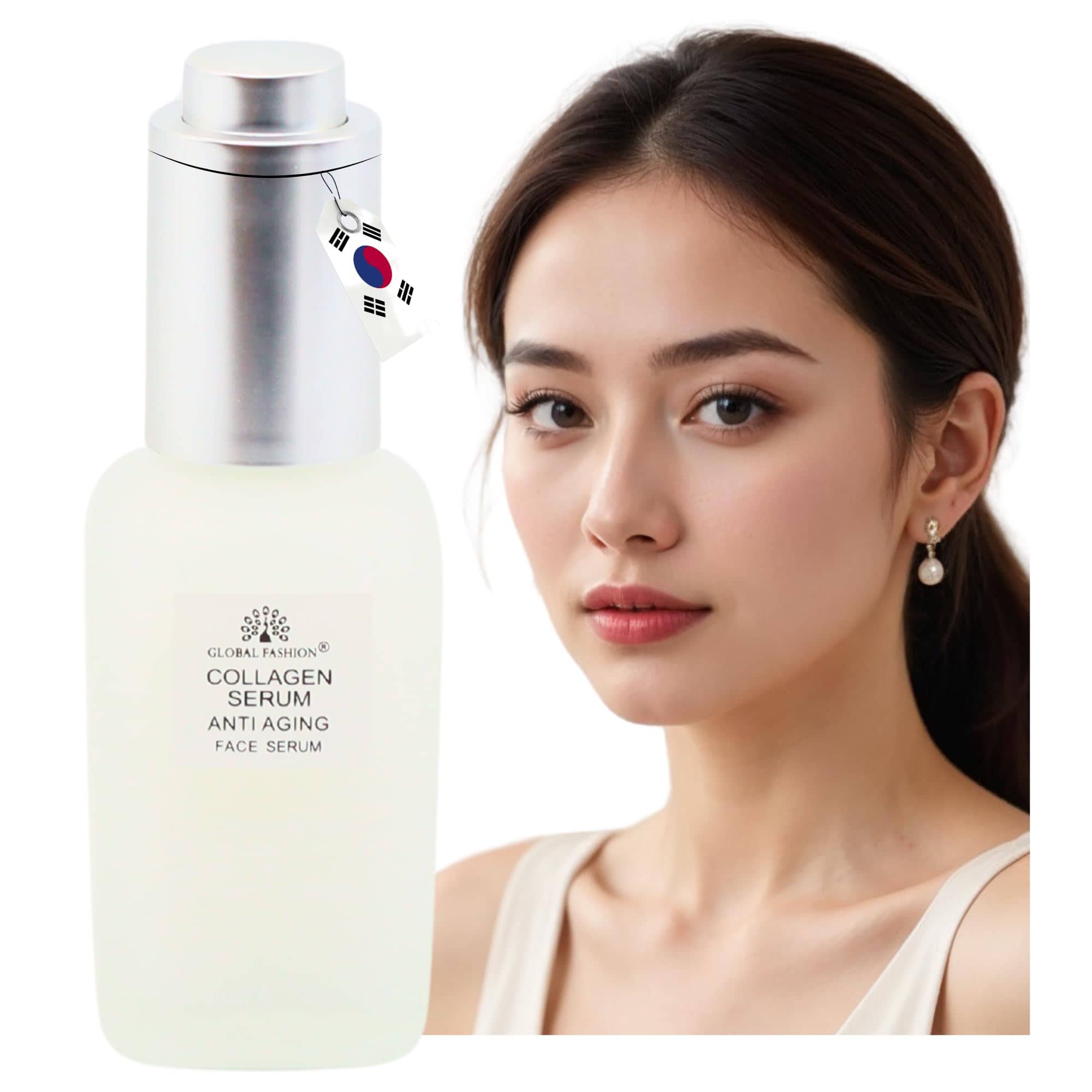 Advanced Collagen Face Serum – Dermatologist-Tested Formula, Reduces Appearance of Wrinkles & Firms Skin – Hydrates, Boosts Elasticity, Vegan & Cruelty-Free, Safe for All Skin Type