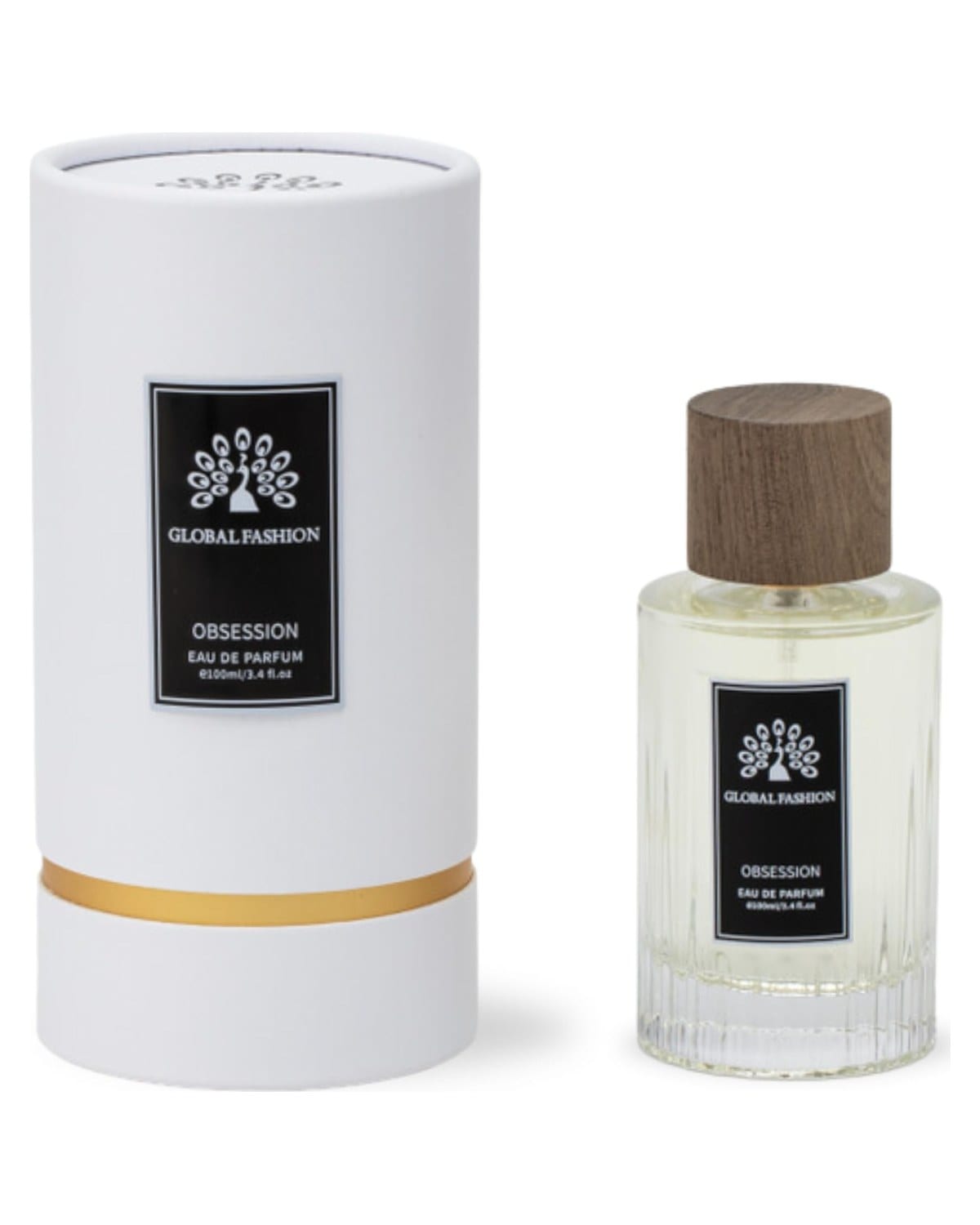 Eau De Parfum 100ml - Global Fashion | Natural Spray Luxury Fragrance for Unisex, Long-Lasting with Bergamot, Rose, Jasmine, Musk & Vanilla Notes | Perfect for Any Occasion (Obsess)