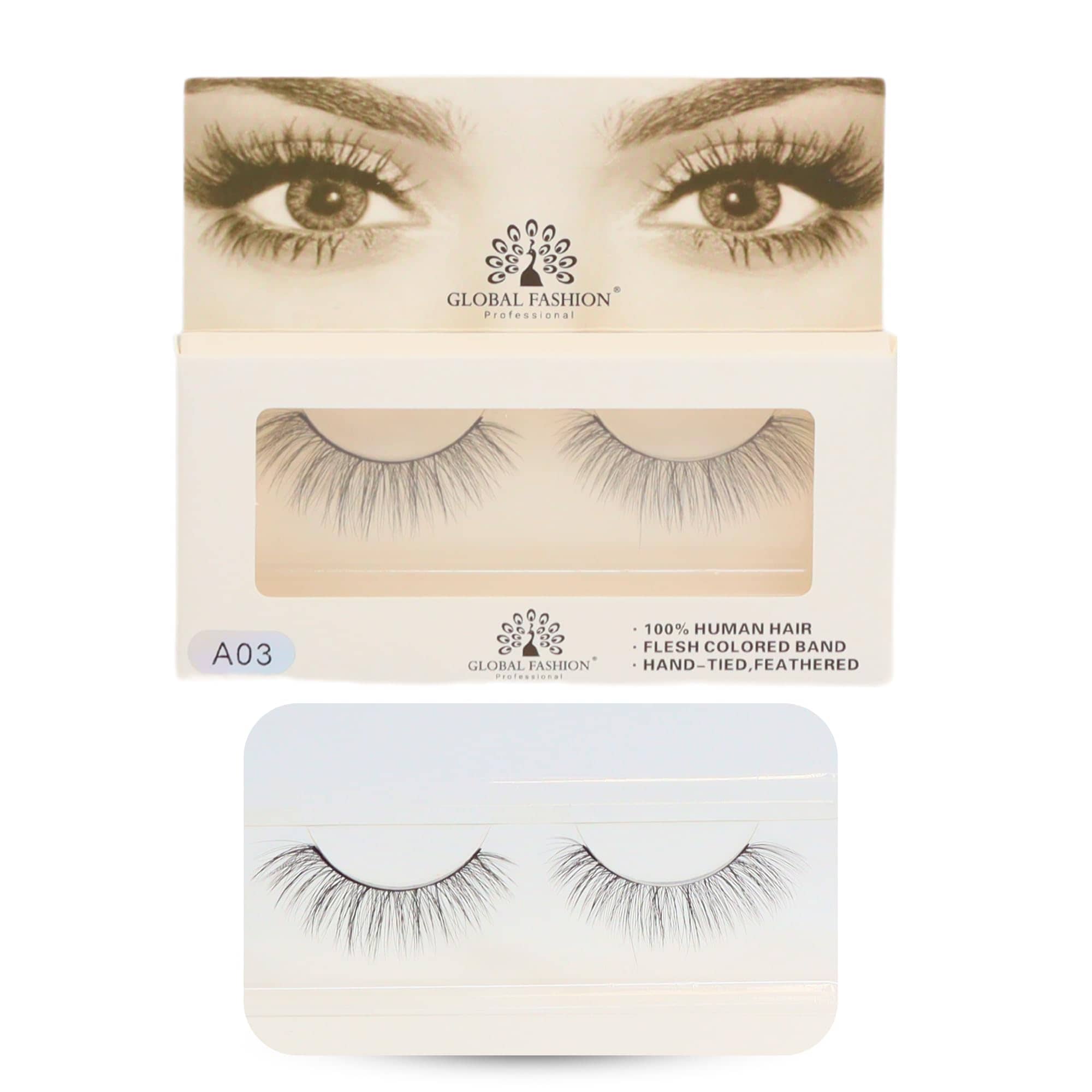 2 Pcs False Eyelashes Pack - Wispy Natural Look, Mink Fluffy Strips, Cat Eye and Fox Eye Lashes, Reusable, Easy Application, Perfect for Daily Wear & Special Occasions - | (Eyelash)
