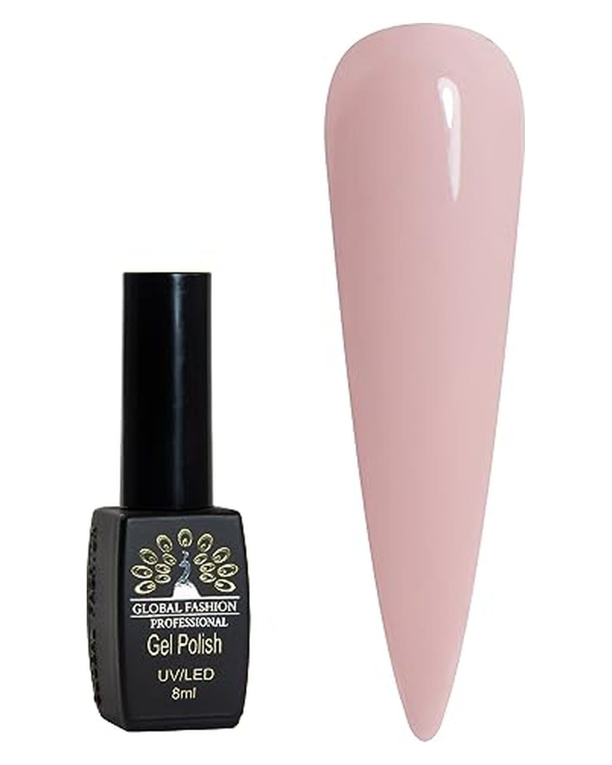 Black Elite Gel Polish 8ml, Long-Lasting Gel Colors, (239)
