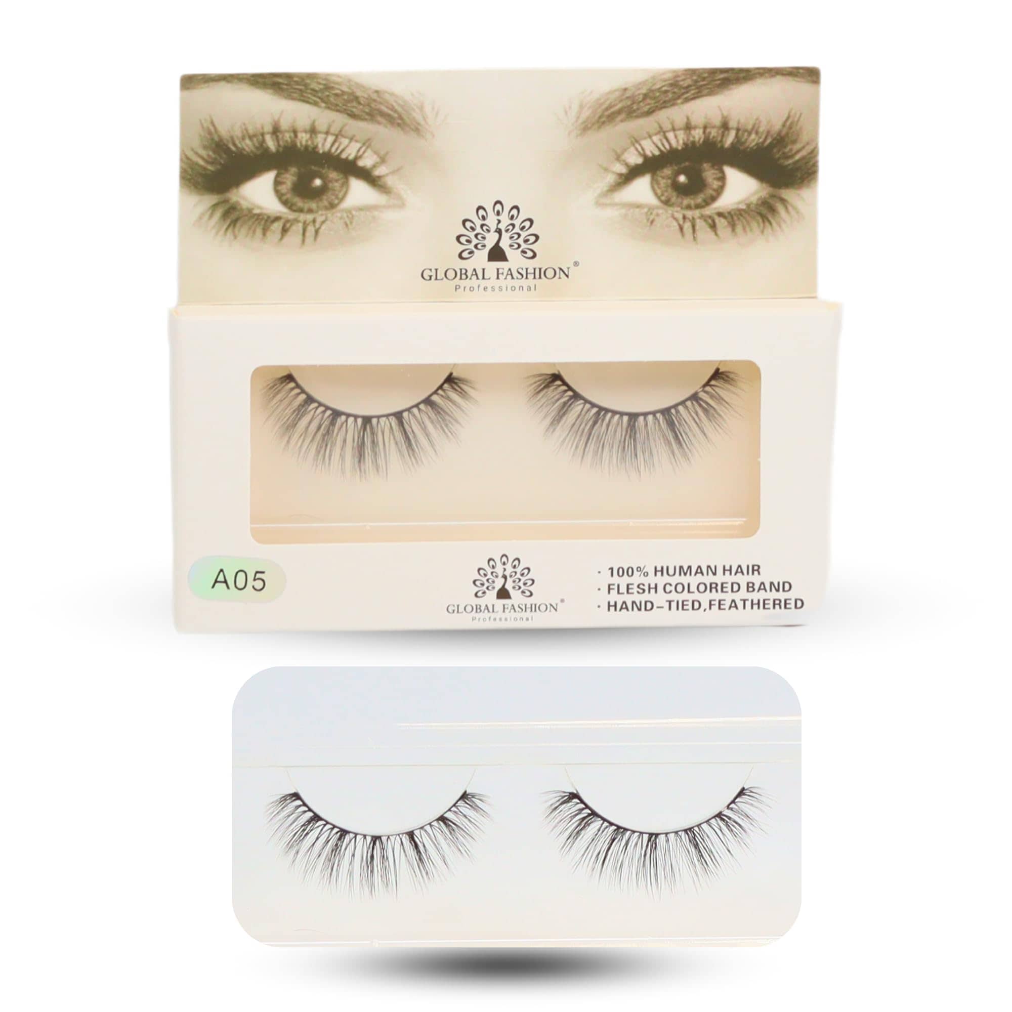 2 Pcs False Eyelashes Pack - Wispy Natural Look, Mink Fluffy Strips, Cat Eye and Fox Eye Lashes, Reusable, Easy Application, Perfect for Daily Wear & Special Occasions - | (Eyelash)