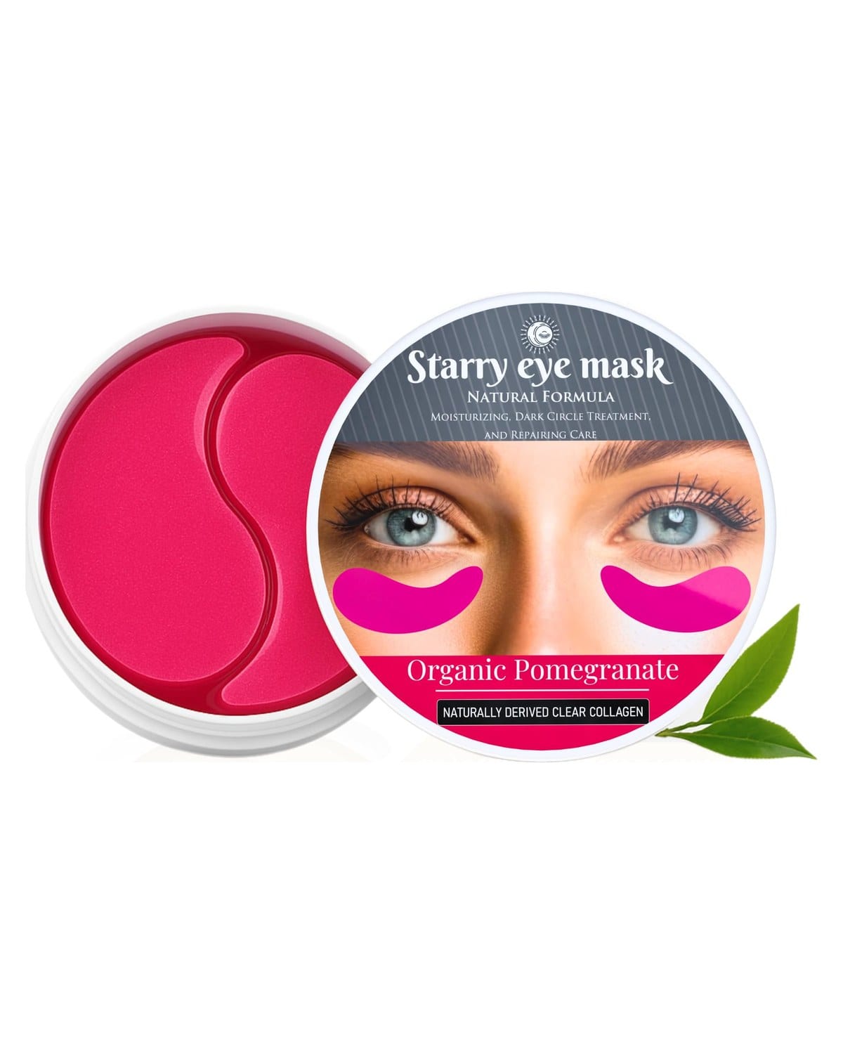 Global Fashion Under Eye Patches 30 Pairs - Under Eye Masks for Dark Circles, Puffiness, Fine Lines & Wrinkles, Anti-Aging, Hydrating Collagen Treatment, Beauty & Personal Care (30 pairs, Pomegranate)