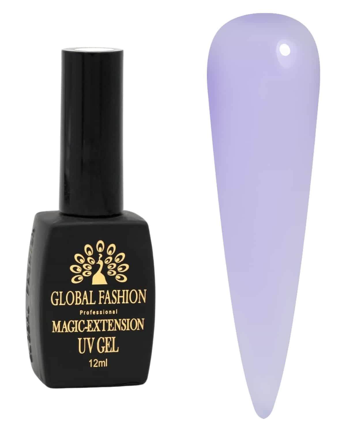 Global Fashion Magic Extension UV Gel -12ml Self-Leveling Builder for Nail Extensions, French Manicure Base, Hard Gel Formula, Long-Lasting, Professional Use, Soak Off, UV/LED Curable (18)
