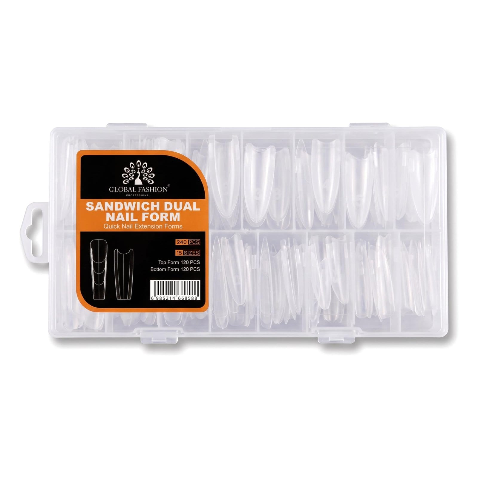 Sandwich Dual Nail Forms - 240 Pcs