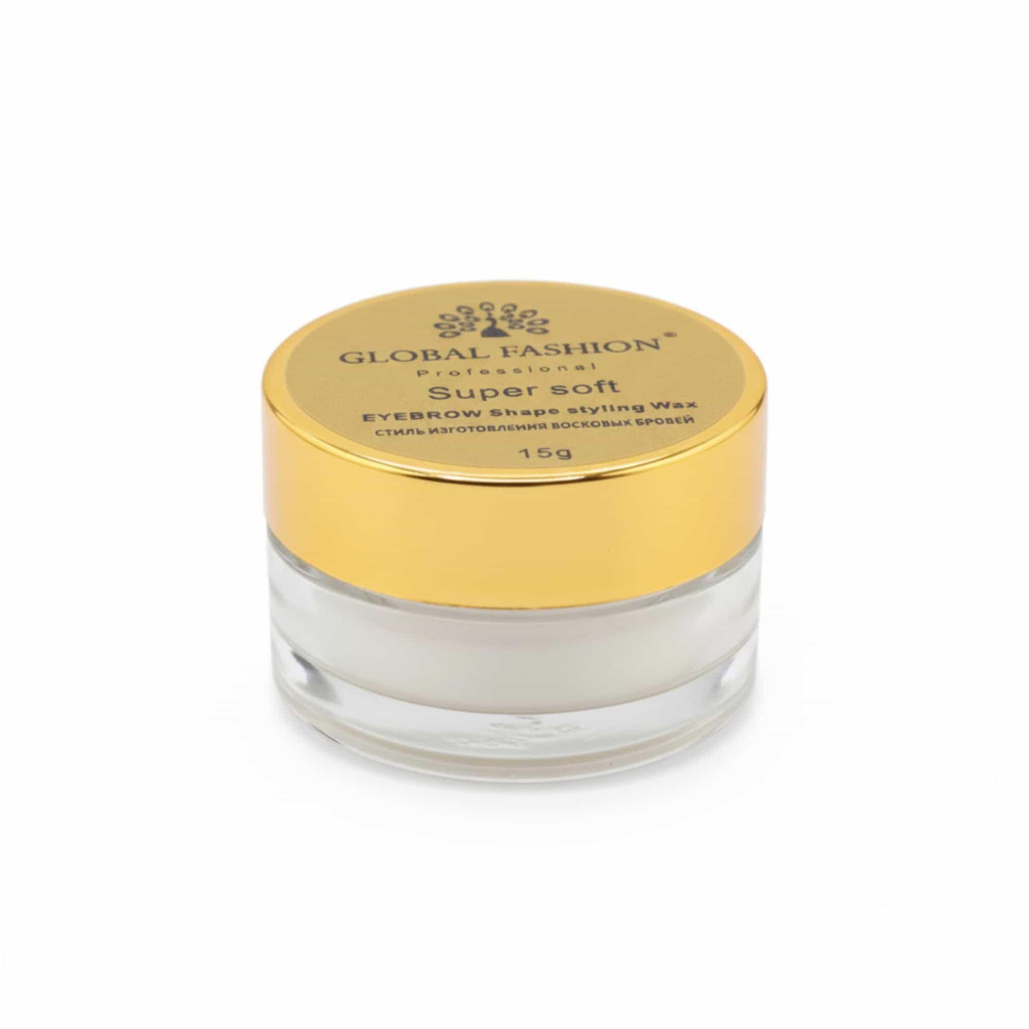 Eyebrow Shaping Wax 15g - Waterproof & Fast-Drying - Shapes, Lifts & Laminates Brows for All Day Control - Flake-Free Formula, No White Residue, 24h Long-Lasting Hold for groomed L