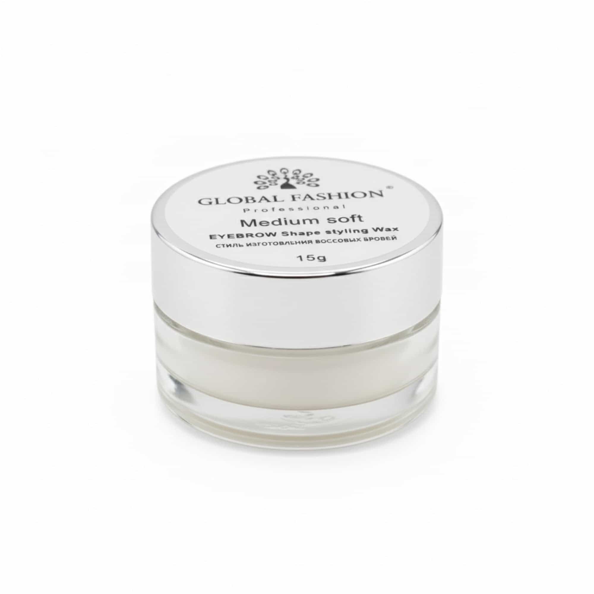 Eyebrow Shaping Wax 15g - Waterproof & Fast-Drying - Shapes, Lifts & Laminates Brows for All Day Control - Flake-Free Formula, No White Residue, 24h Long-Lasting Hold for groomed L
