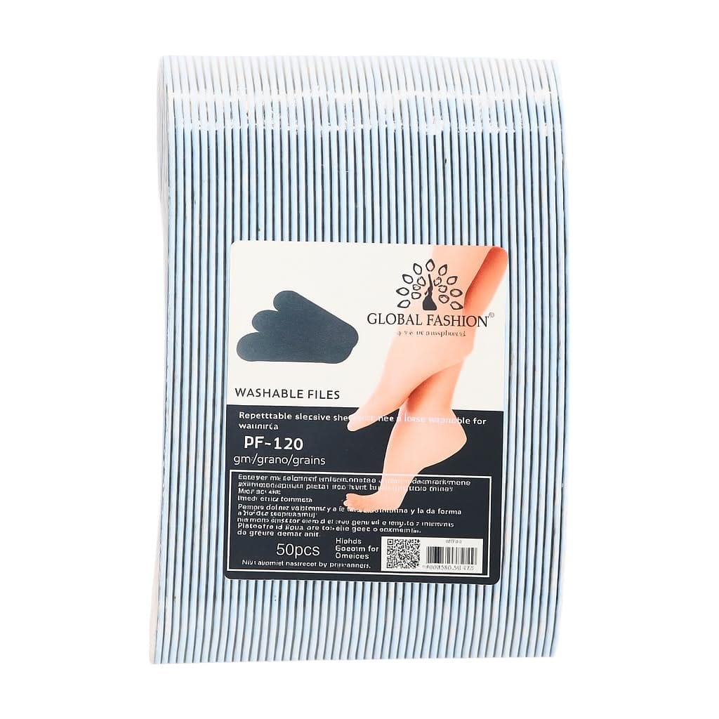 Foot File Replacement Pads - Pack of 50 Adhesive Abrasive Sheets for Pedicure Callus Remover, Water-Resistant, Strong Adhesion, Universal Fit Foot Razor Sandpaper - Home & Salon Fo — Size 0744963297076