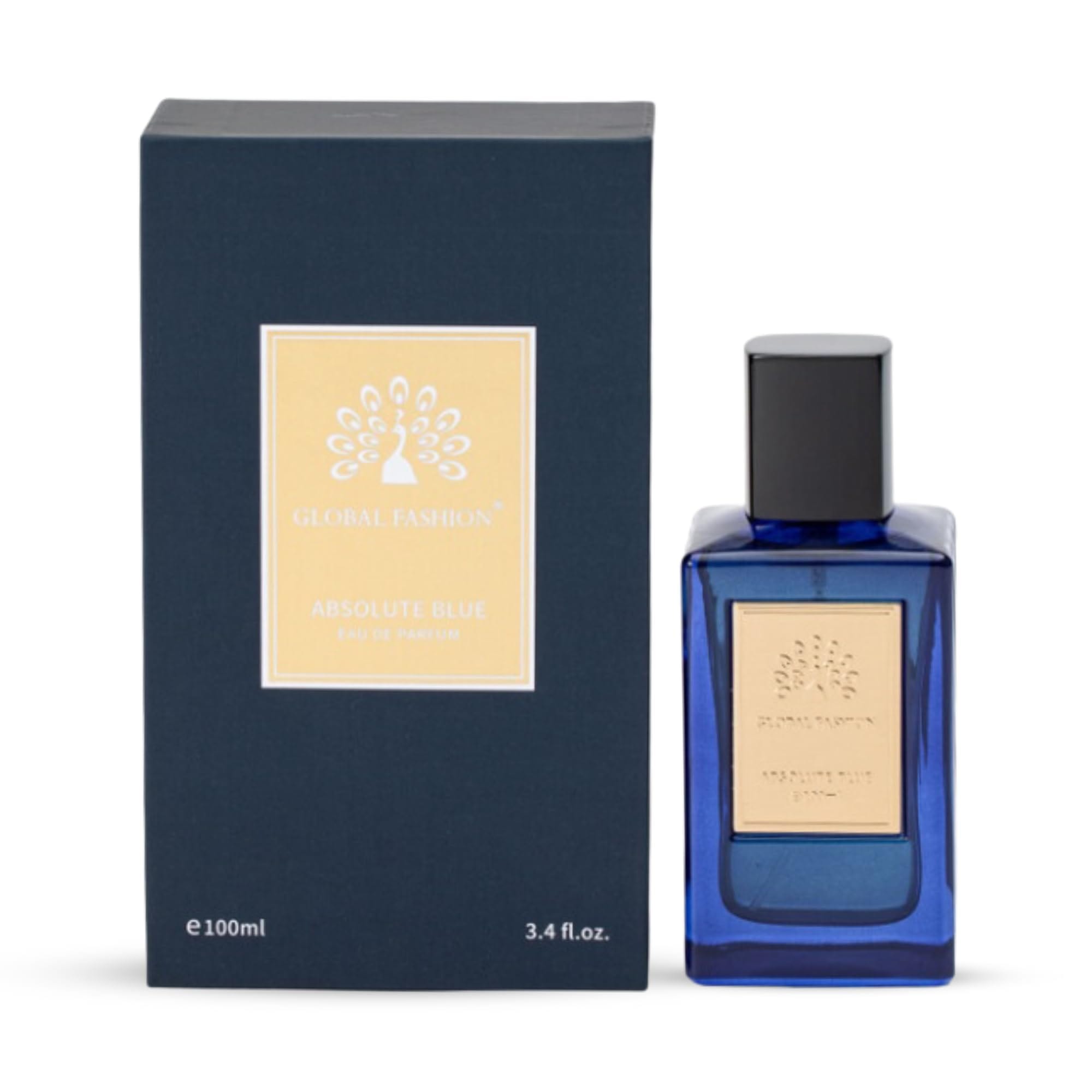 Men's Eau De Parfum - Natural Spray Luxury Fresh Aquatic Fragrance, Long-Lasting, Ocean Inspired, Elegant and Sophisticated, Ideal for All Seasons, Perfect for Him (Absolute Blue)