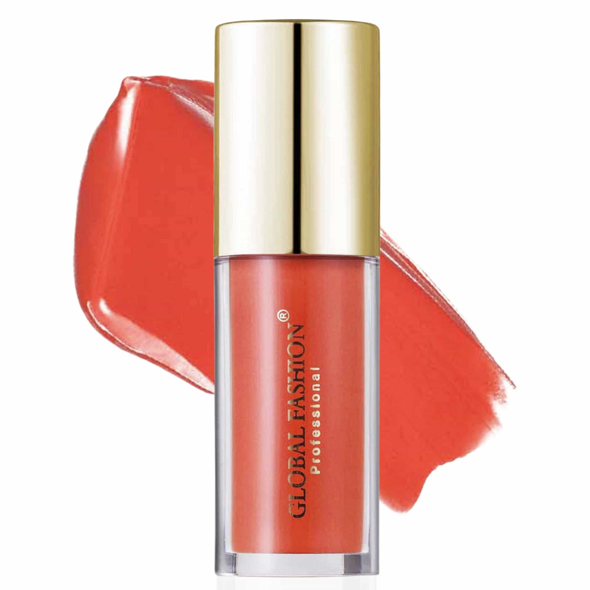 GLOBAL FASHION Velvet Lasting Matte Lip Gloss 4g - 24 Shades, Lightweight, Long-Lasting, Non-Sticky, High-Pigment, Hydrating with Jojoba Oil & Vitamin E for Smooth Wear (107 - Cora)