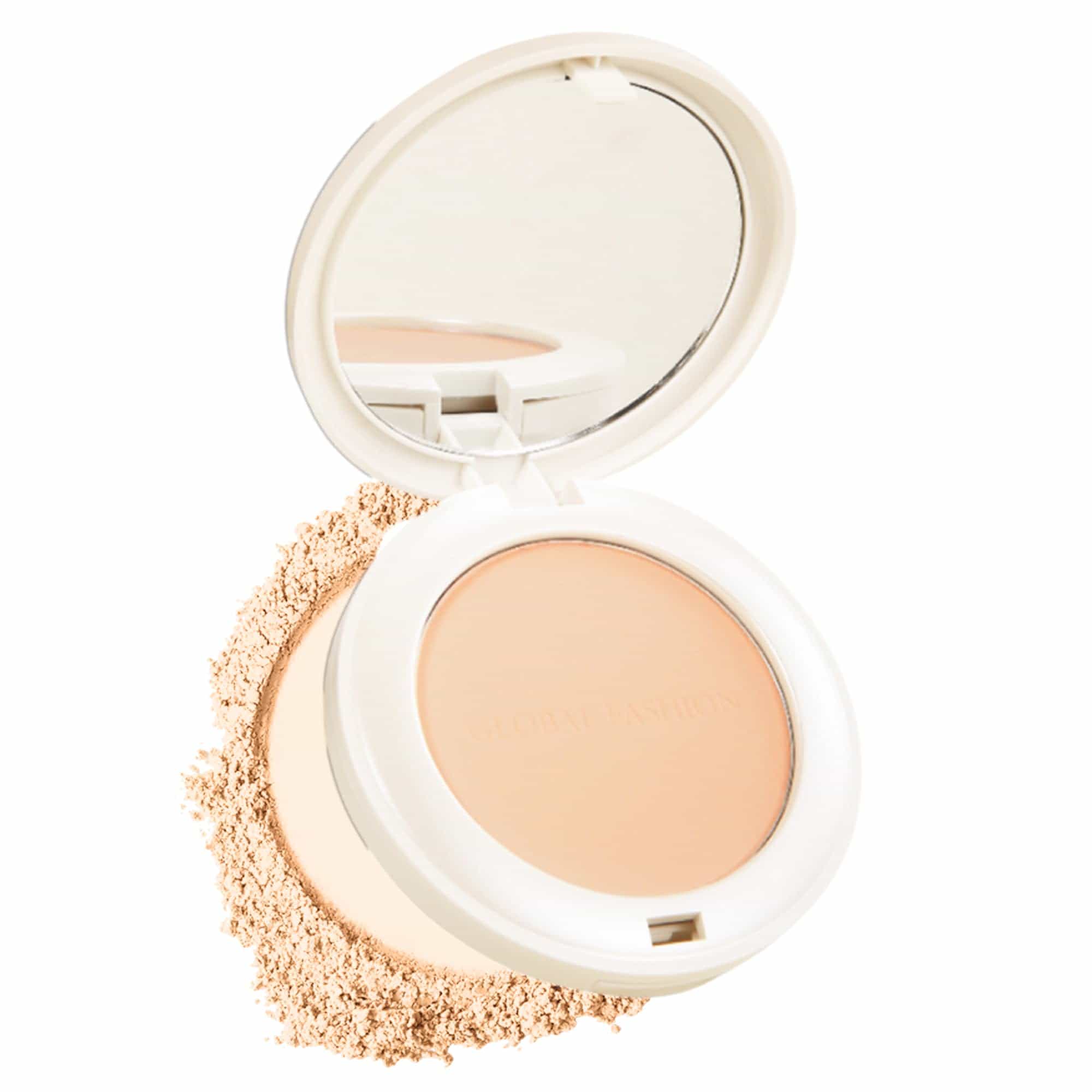 Global Fashion Compact Powder - 6 Buildable Coverage Shades, Micro Milled Velvet - Matte Pressed Powder, All-Day Oil Control & 24H Shine-Free, Non-Comedogenic, Mirror & Puff Touch
