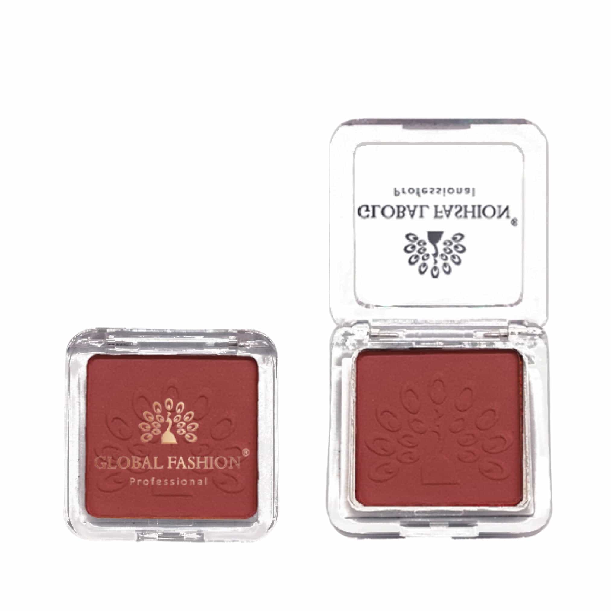 Global Fashion Professional 1-Color Eyeshadow Palette – Highly Pigmented Single Shade, Long-Lasting Matte & Shimmer Finish, Blendable Eye Makeup for All Skin Tones, Compact Design