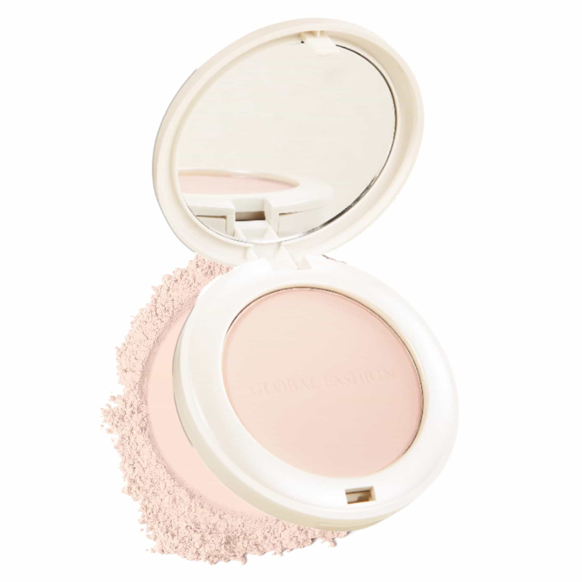 Global Fashion Compact Powder - 6 Buildable Coverage Shades, Micro Milled Velvet - Matte Pressed Powder, All-Day Oil Control & 24H Shine-Free, Non-Comedogenic, Mirror & Puff Touch
