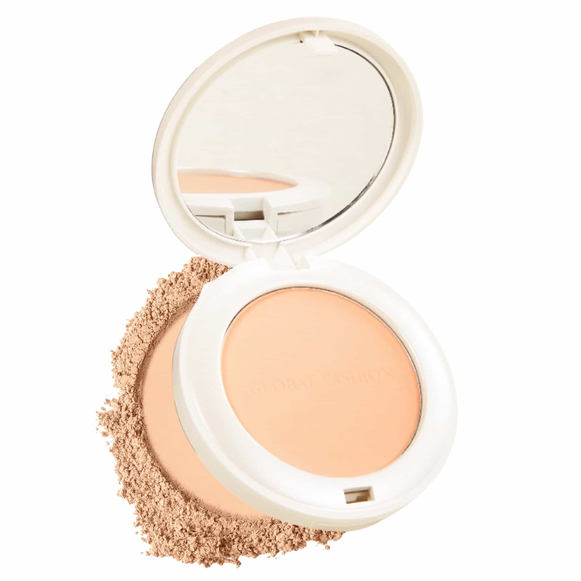 Global Fashion Compact Powder - 6 Buildable Coverage Shades, Micro Milled Velvet - Matte Pressed Powder, All-Day Oil Control & 24H Shine-Free, Non-Comedogenic, Mirror & Puff Touch