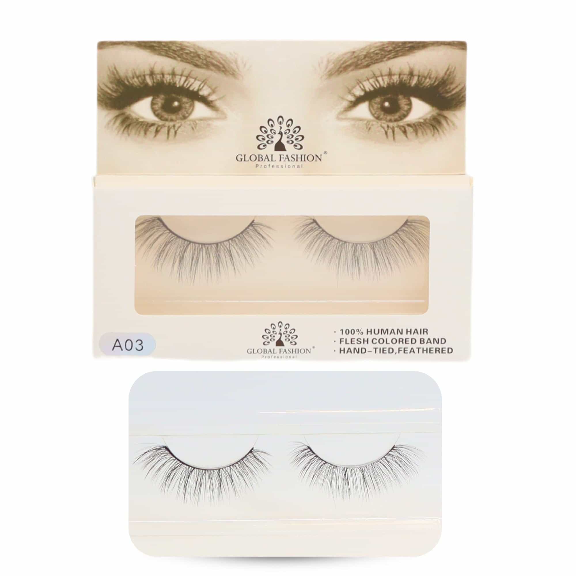 2 Pcs False Eyelashes Pack - Wispy Natural Look, Mink Fluffy Strips, Cat Eye and Fox Eye Lashes, Reusable, Easy Application, Perfect for Daily Wear & Special Occasions - | (Eyelash)