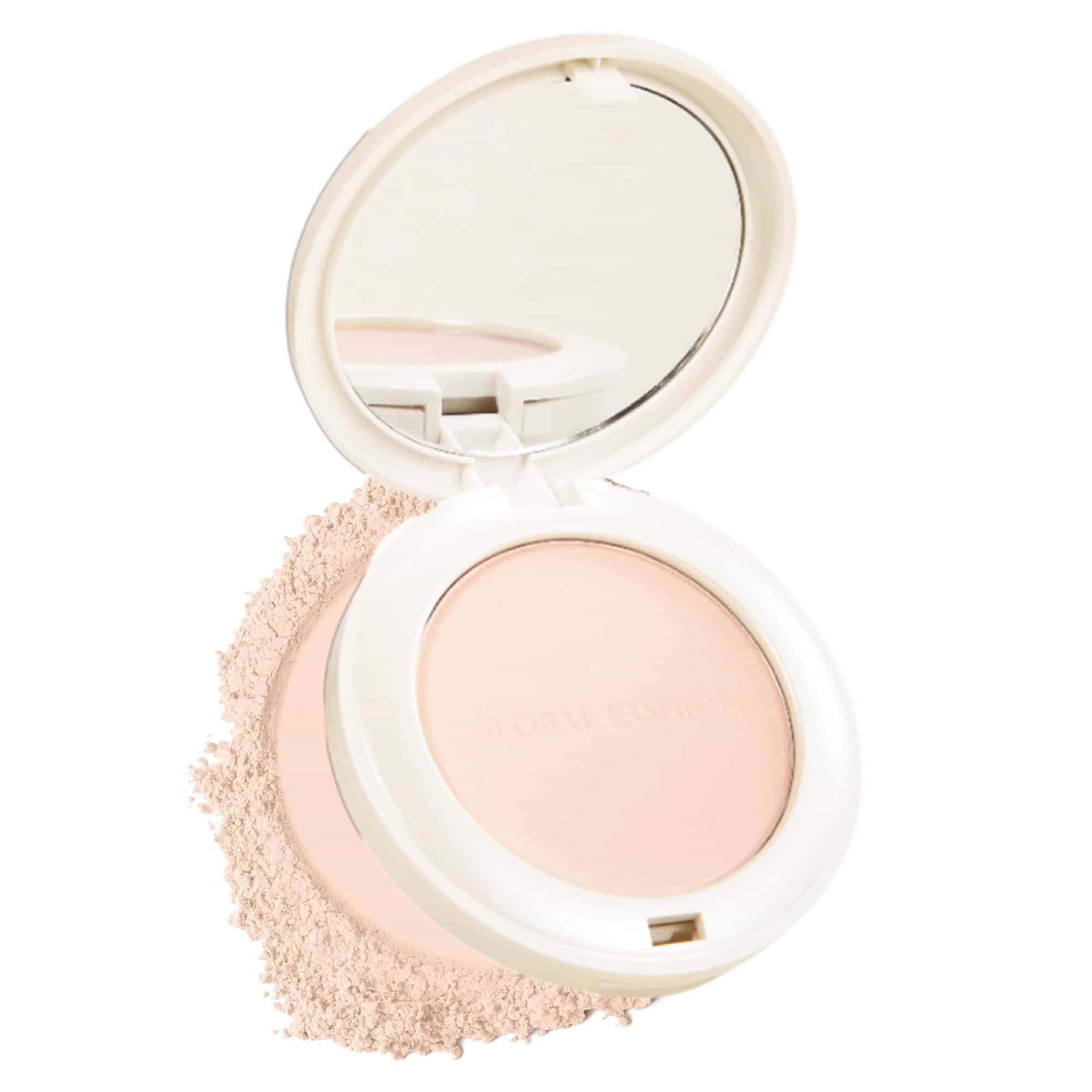 Global Fashion Compact Powder - 6 Buildable Coverage Shades, Micro Milled Velvet - Matte Pressed Powder, All-Day Oil Control & 24H Shine-Free, Non-Comedogenic, Mirror & Puff Touch